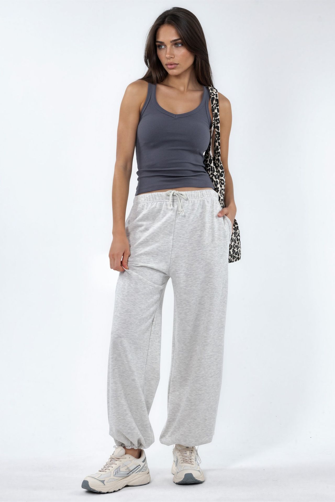 BUSEM Women's Cotton-Blend Straight-Leg Sweatpants 5