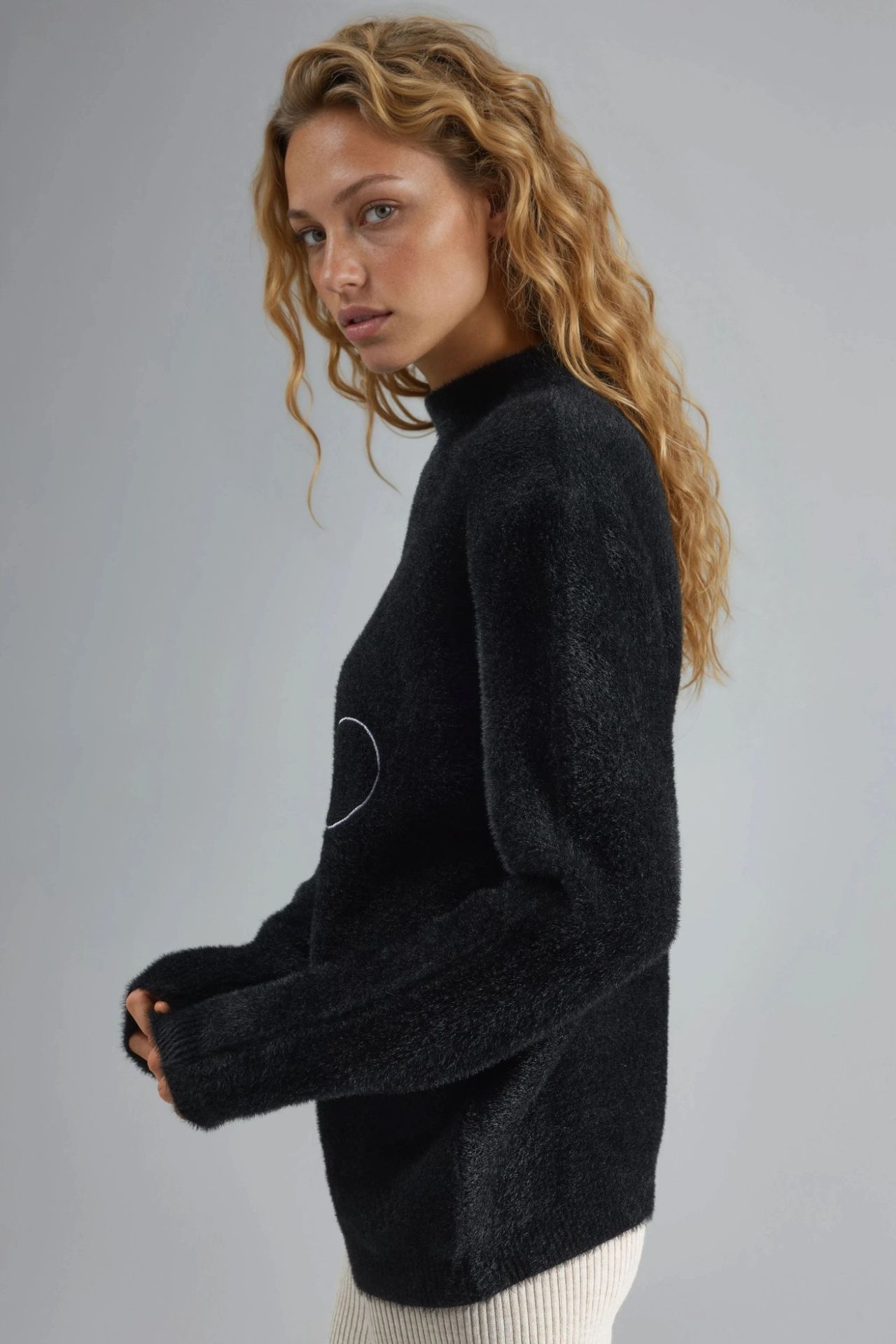 MY FASHION Oversize Teddy Bear Plush Sweater 4