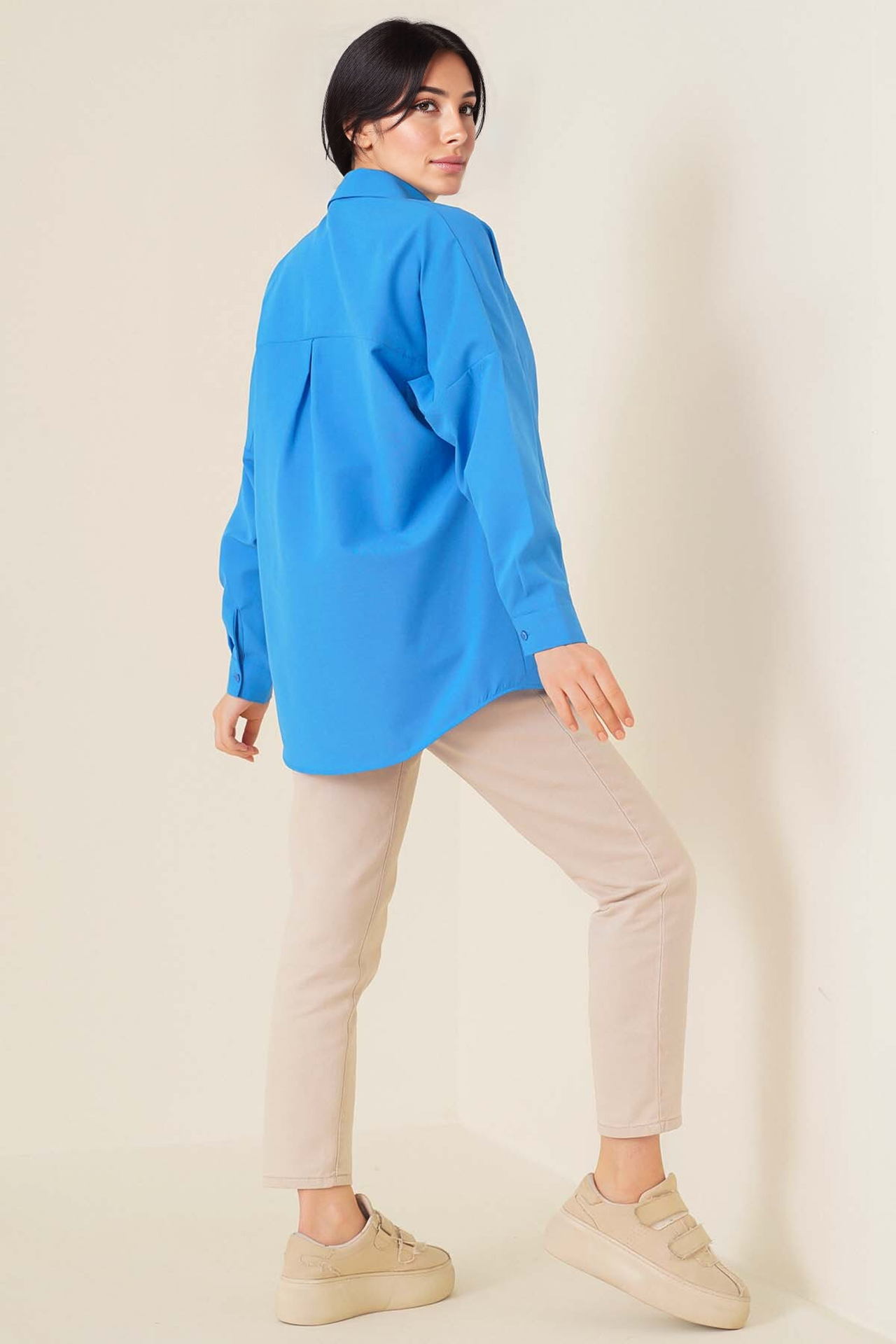 BDART Relaxed Fit Poplin Shirt with Button Closure 3