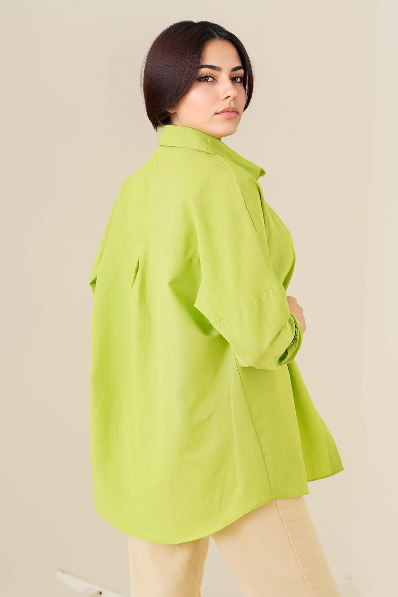 BDART Relaxed Fit Poplin Shirt with Button Closure 2