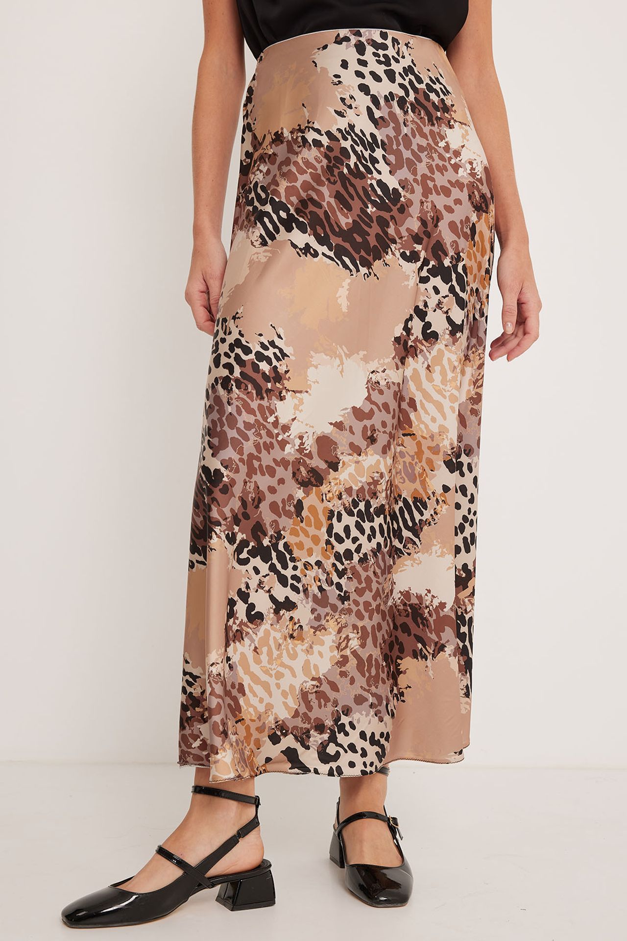 BDART Maxi Satin Skirt with Lining 2
