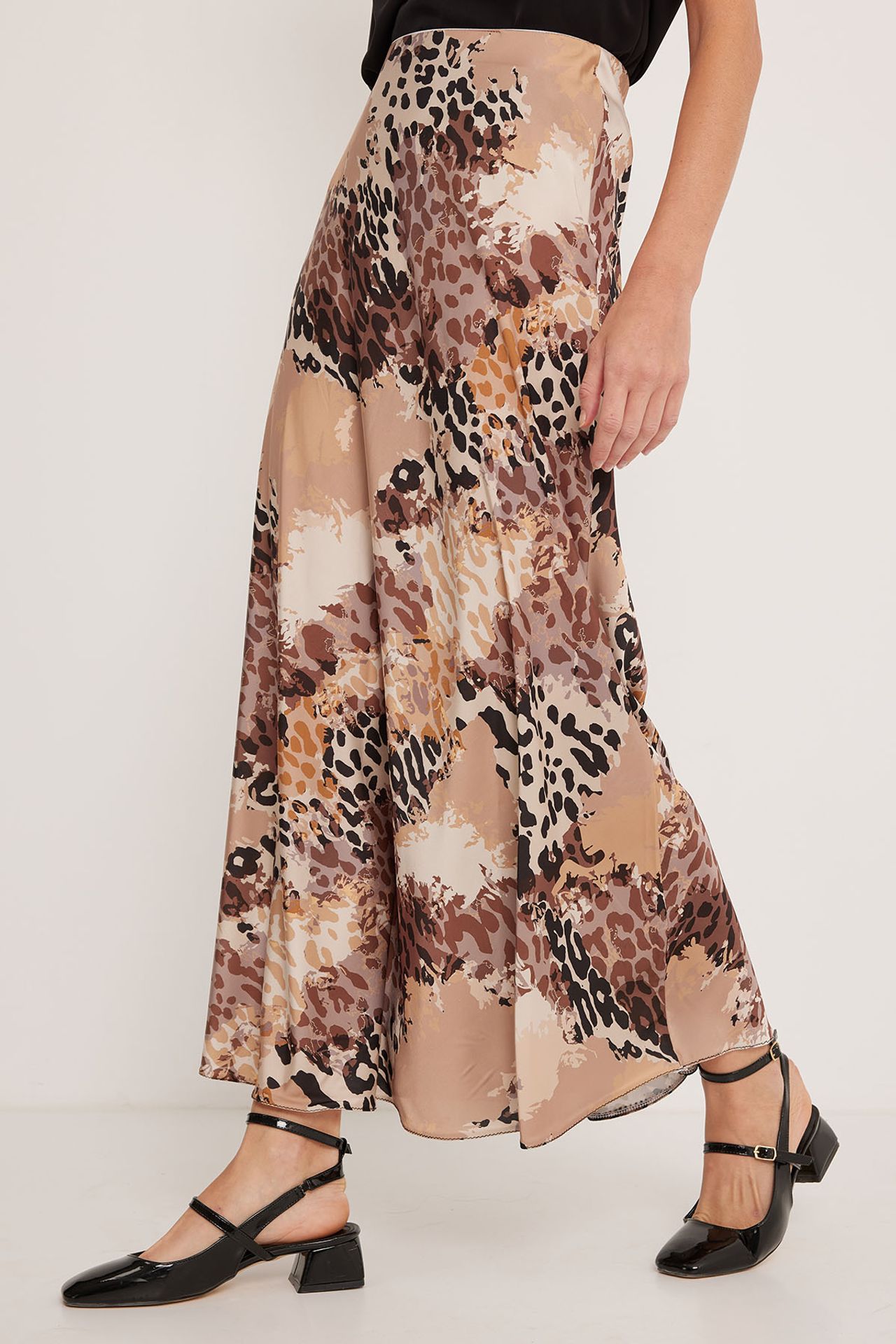 BDART Maxi Satin Skirt with Lining 3