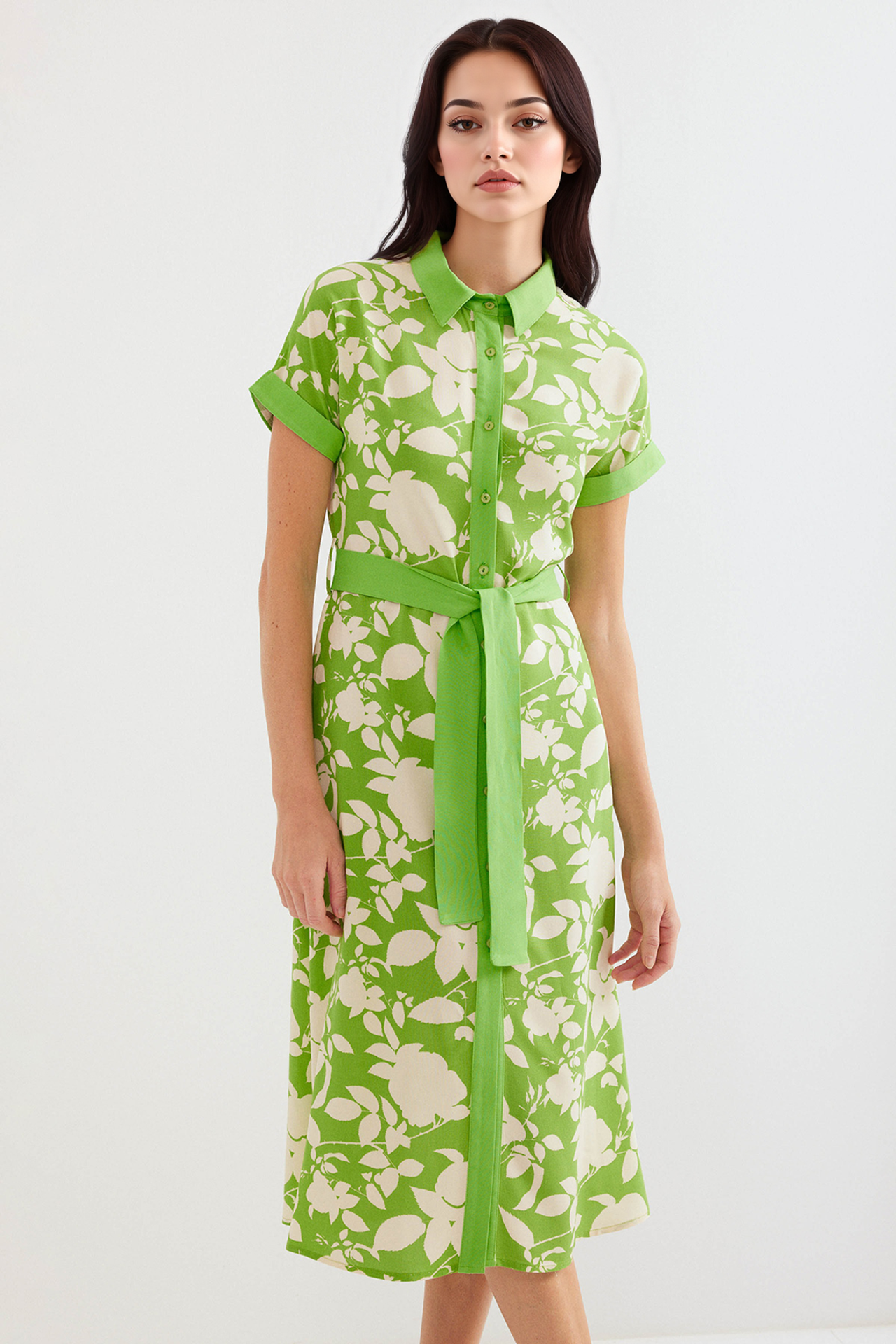 BDART Flowering Midi Dress with Bow 1