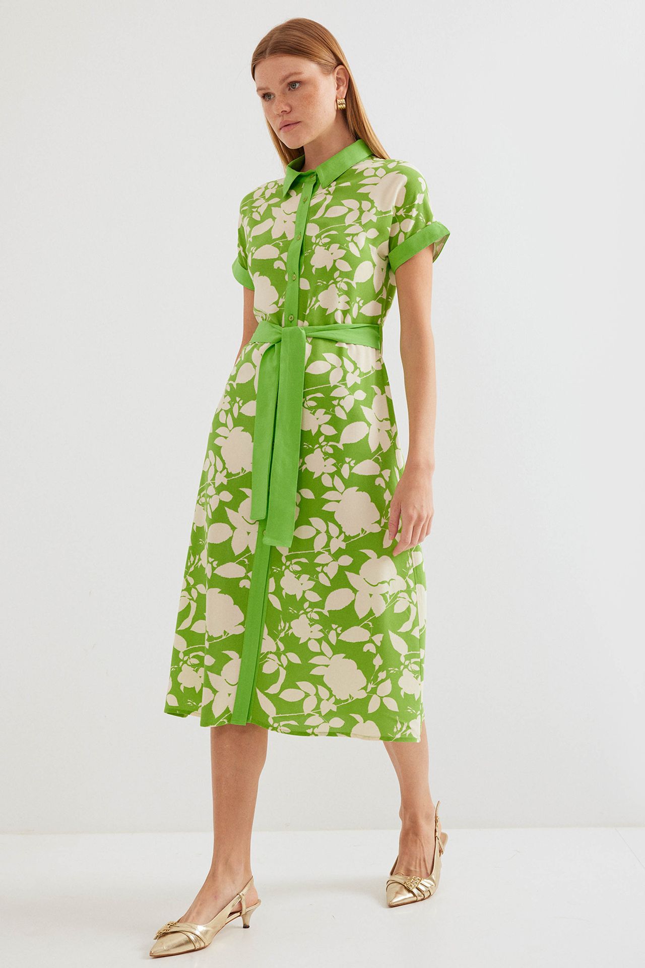 BDART Flowering Midi Dress with Bow 2