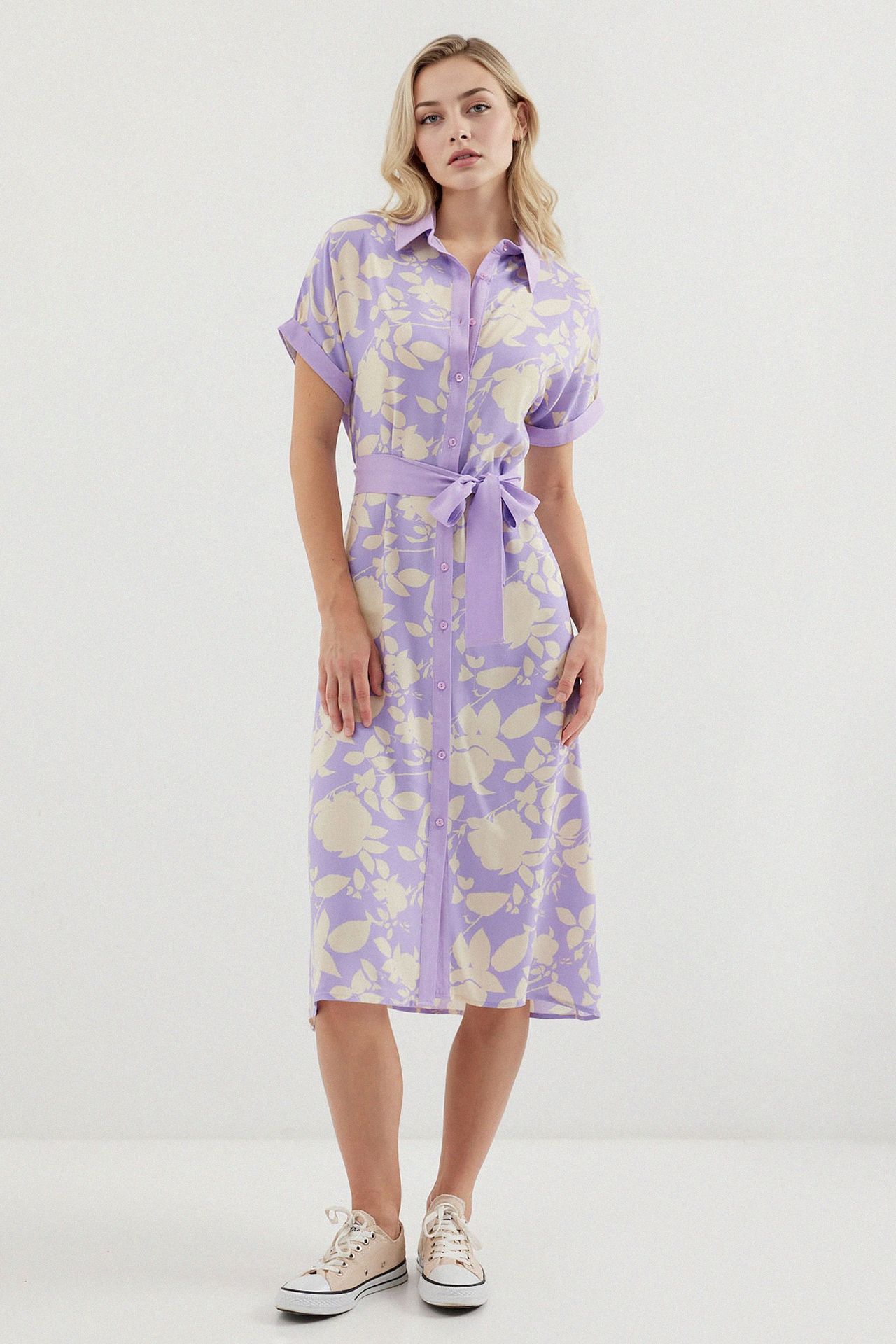BDART Flowering Midi Dress with Bow