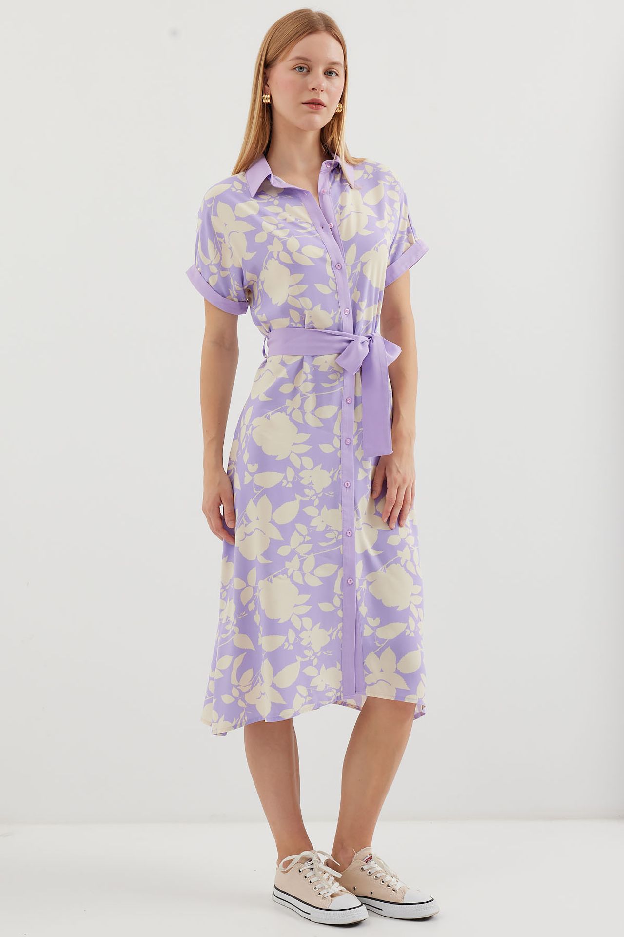 BDART Flowering Midi Dress with Bow