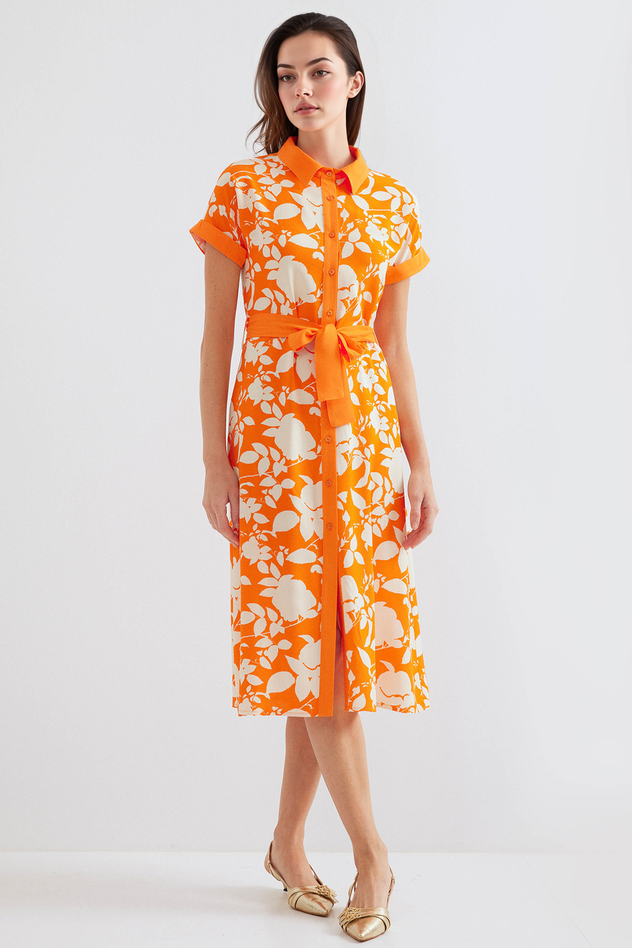 BDART Flowering Midi Dress with Bow 2