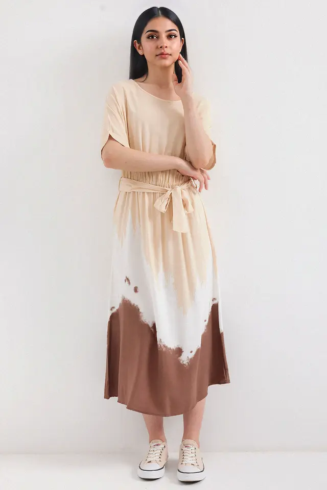 BDART Gradient Midi Dress with Bow