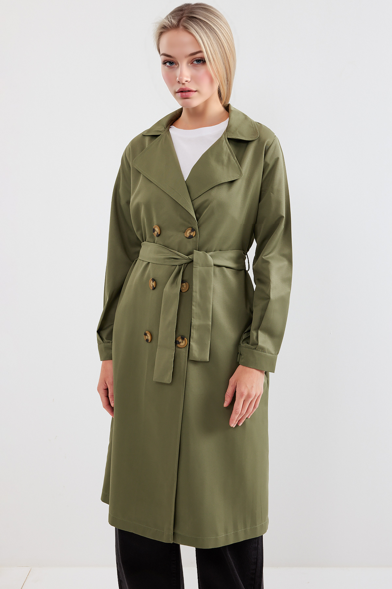 BDART Belted Long Trench Coat