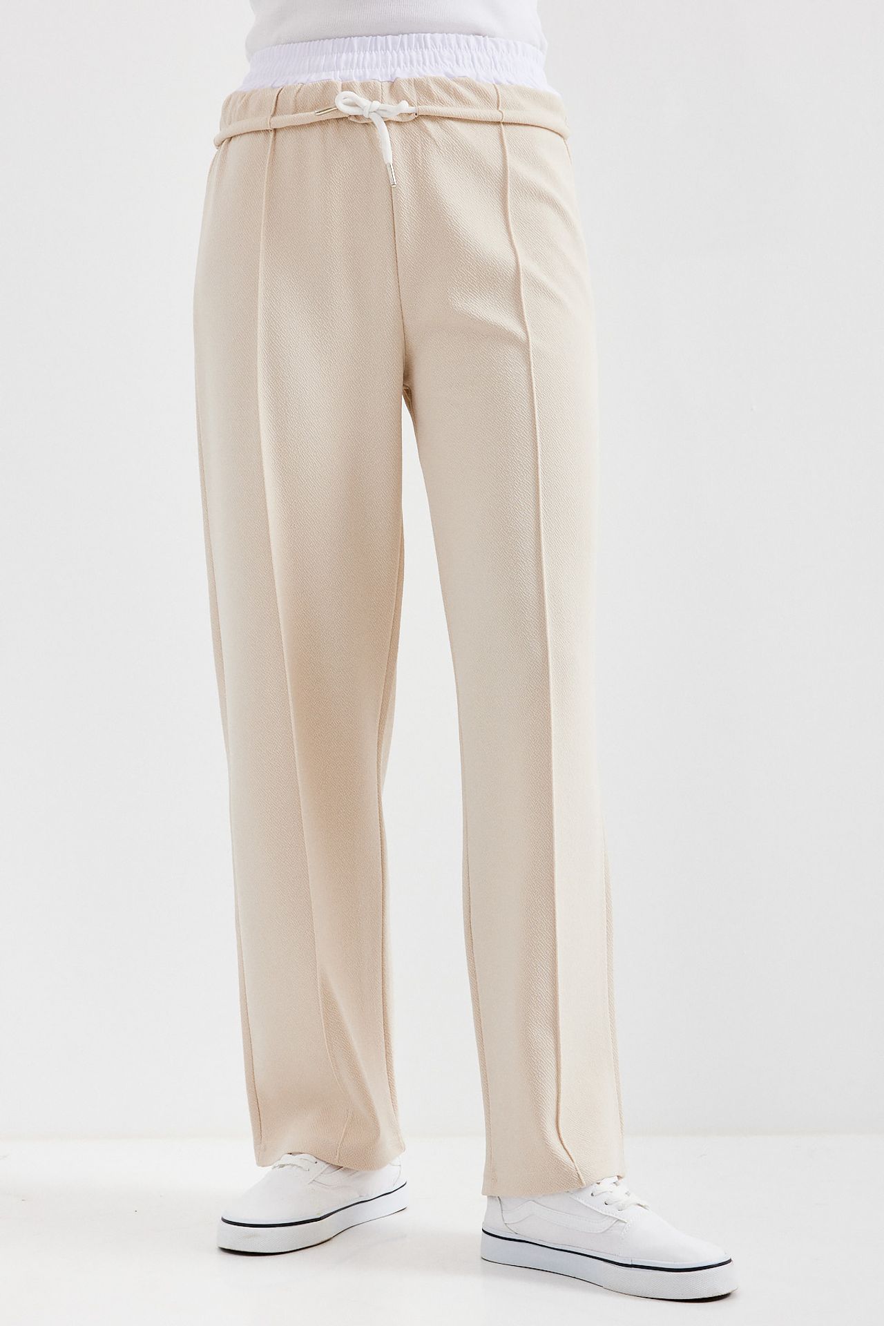 BDART Textured Cropped Wide Leg Jogger Pants 4