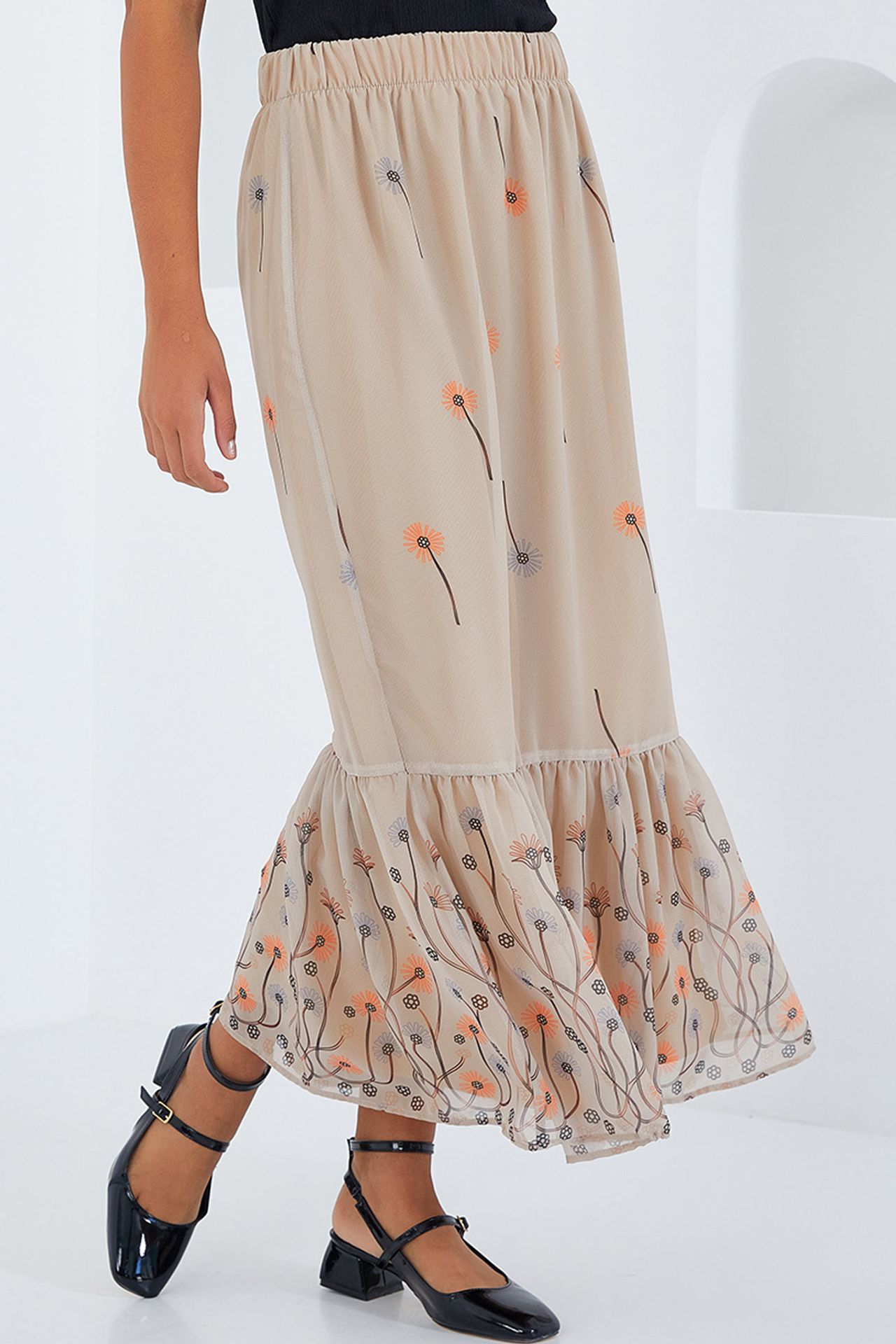 BDART Floral Print Maxi Skirt 3