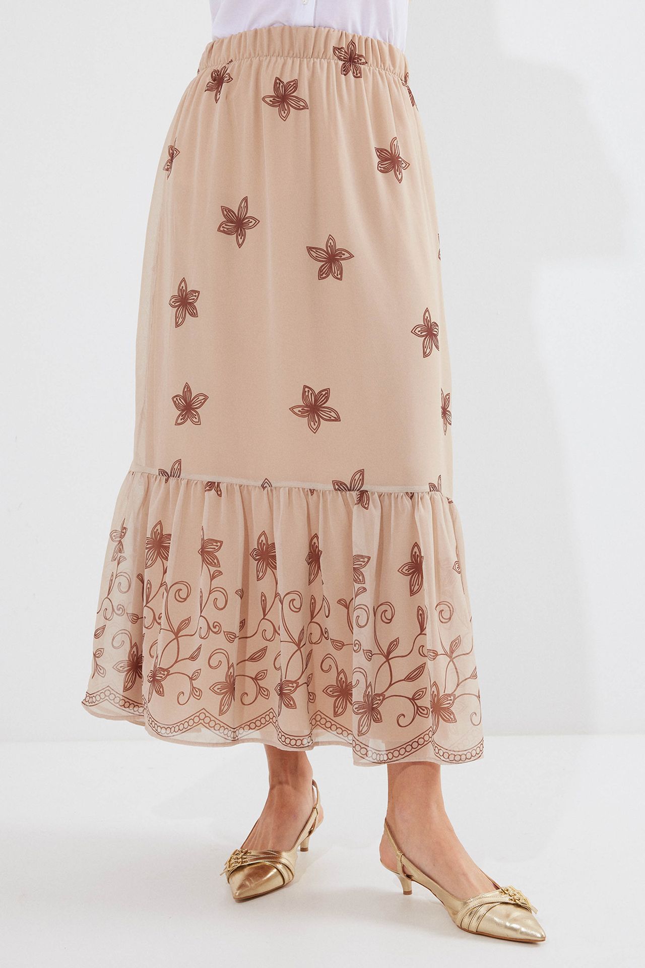 BDART Floral Print Maxi Skirt 2