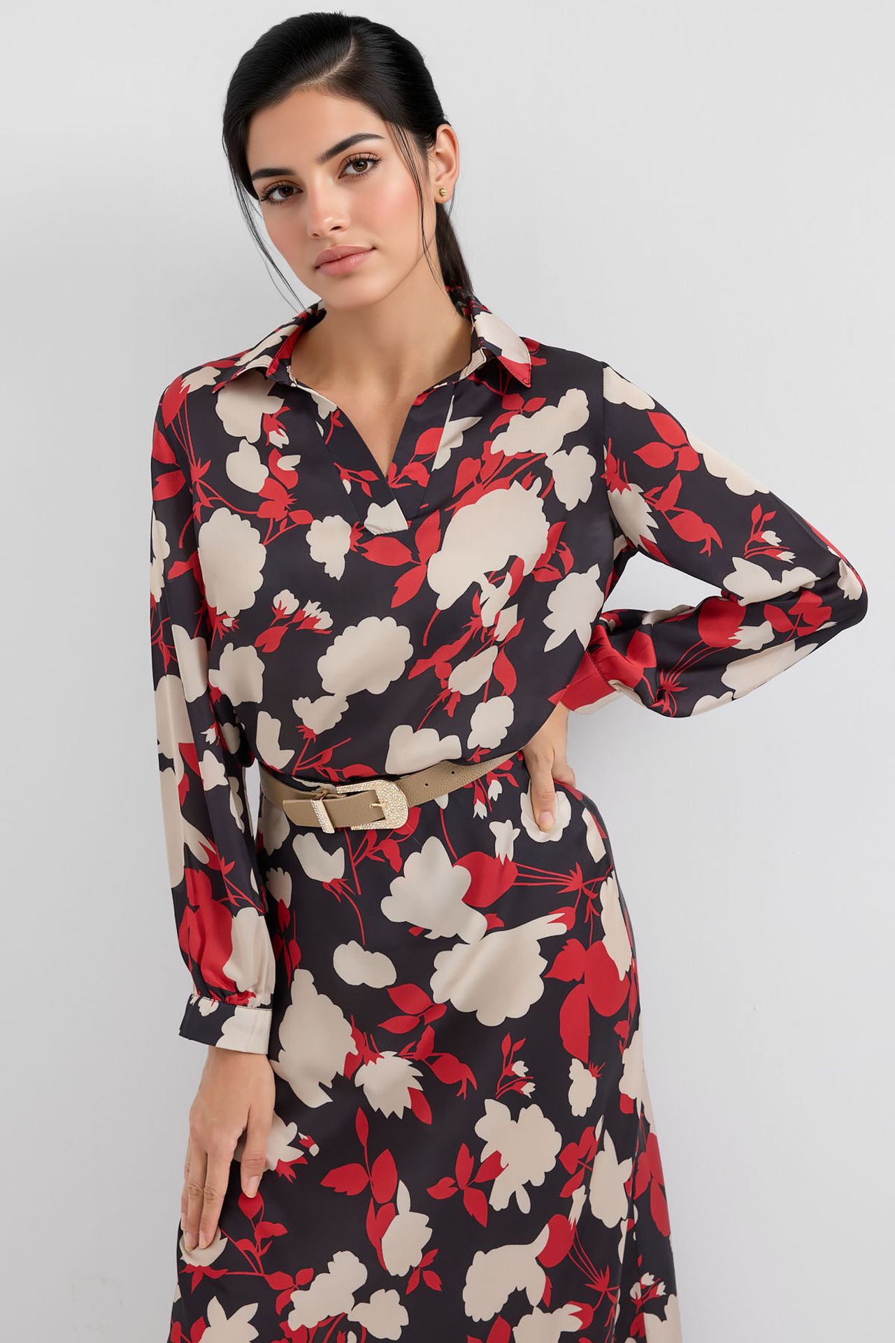BDART Long Sleeve Floral Two-Piece Coord Set 4
