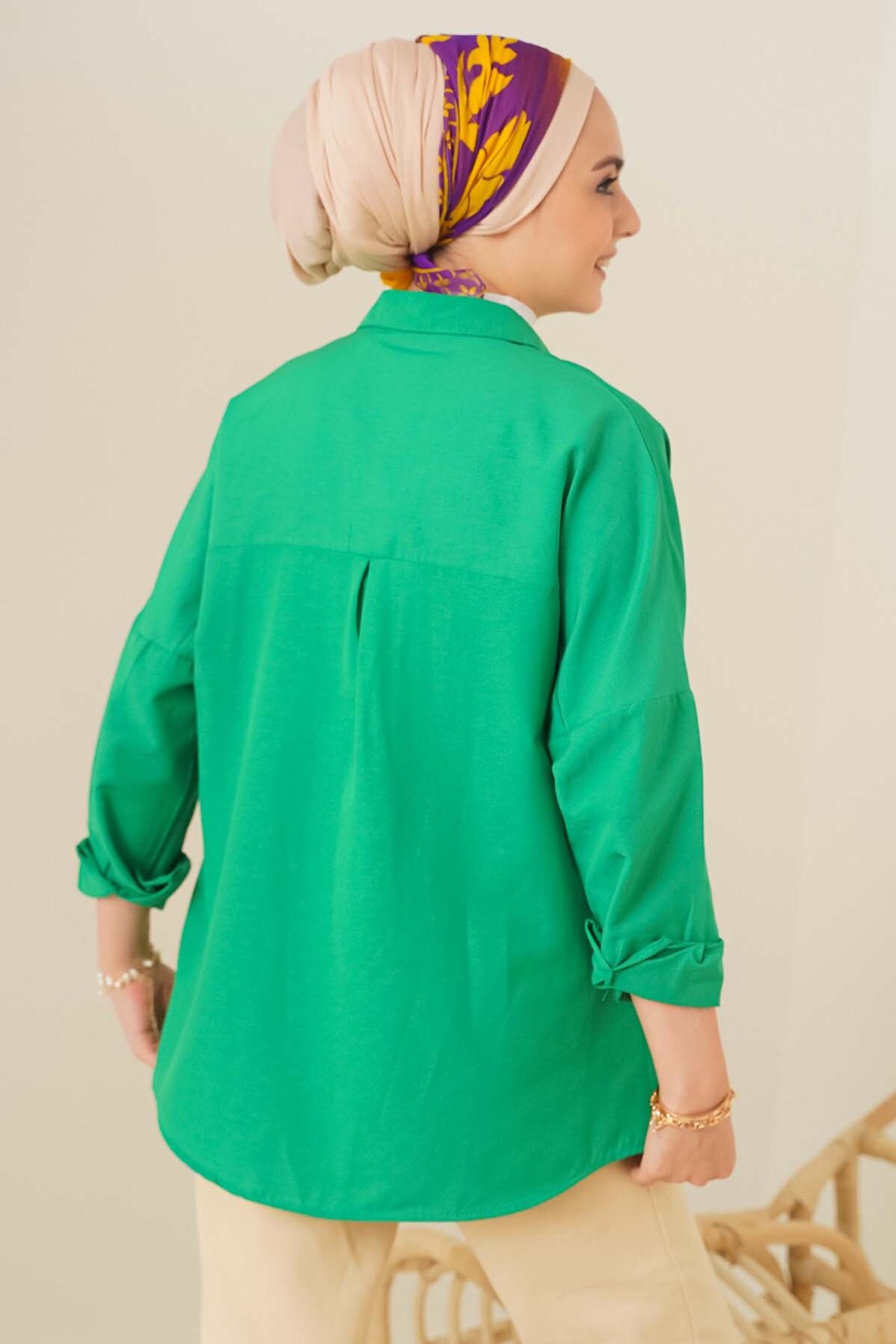 BDART Relaxed Fit Poplin Shirt with Button Closure 3