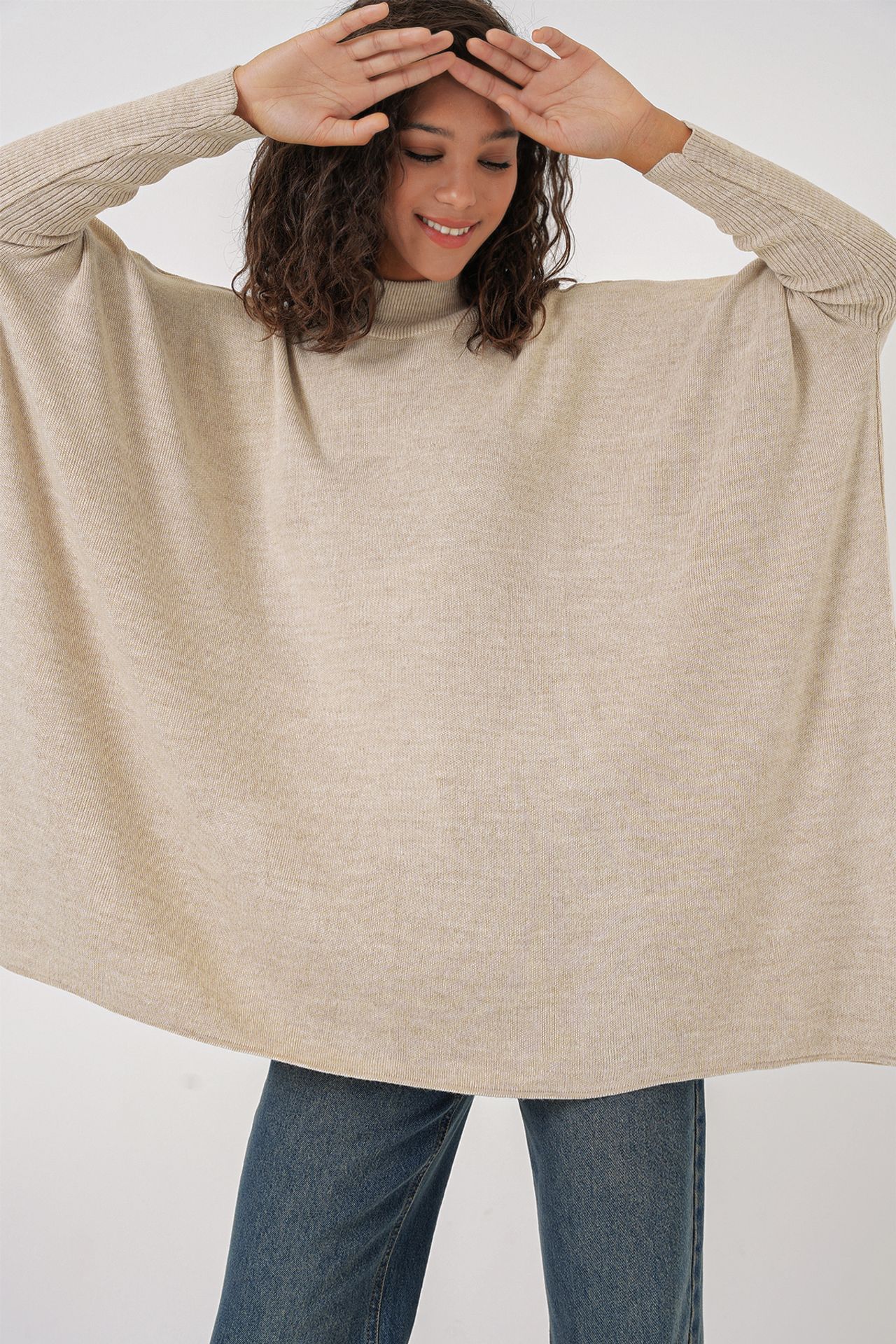 BDART Oversized Acrylic Crew Neck Jumper 1