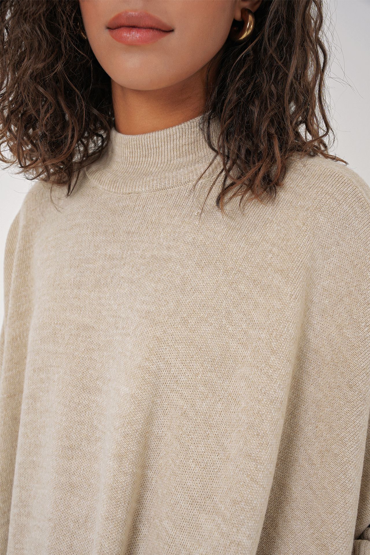 BDART Oversized Acrylic Crew Neck Jumper 7