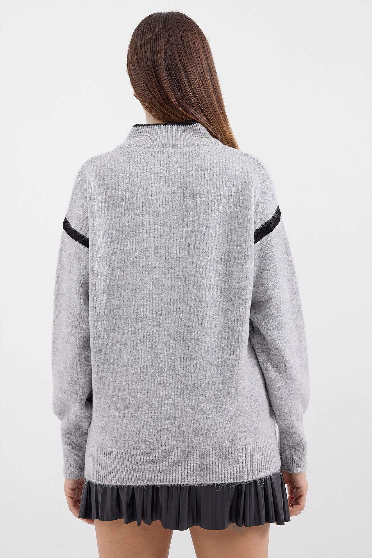 BDART Oversized Zipper Collar Knitwear Sweater 5