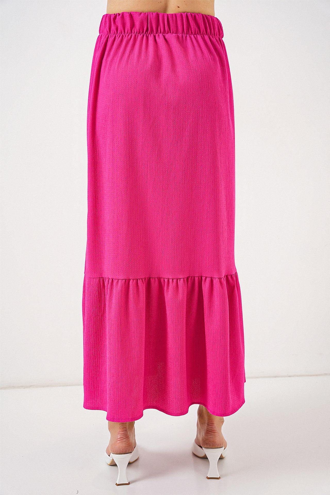 BDART Textured Maxi Knit Skirt with Elastic Waist 7