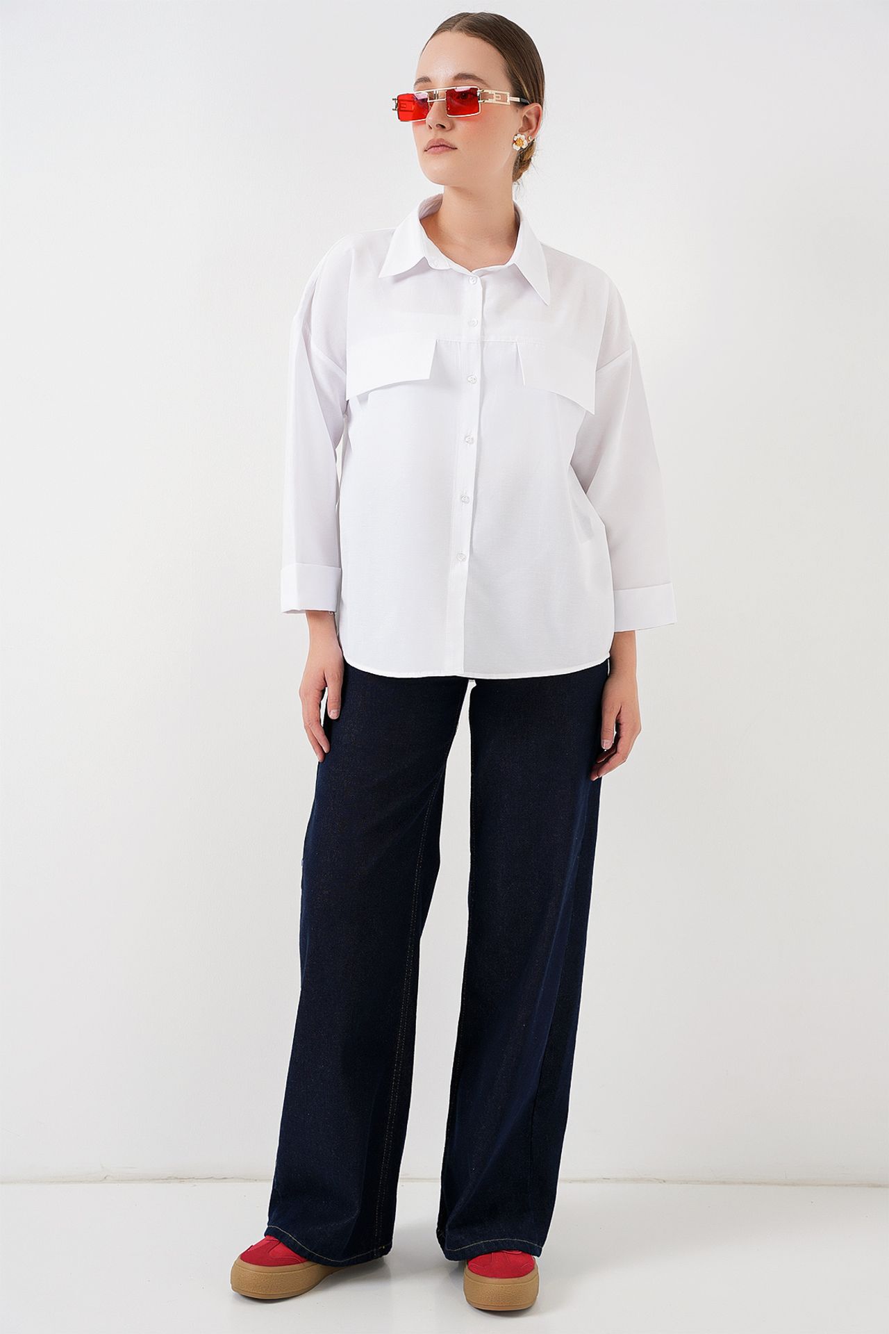 BDART Loose Fit Poplin Shirt with Pocket 2