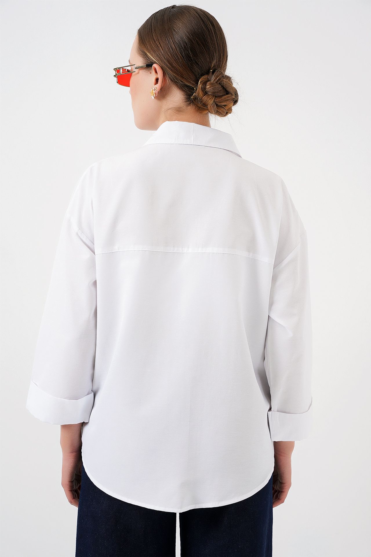 BDART Loose Fit Poplin Shirt with Pocket 6