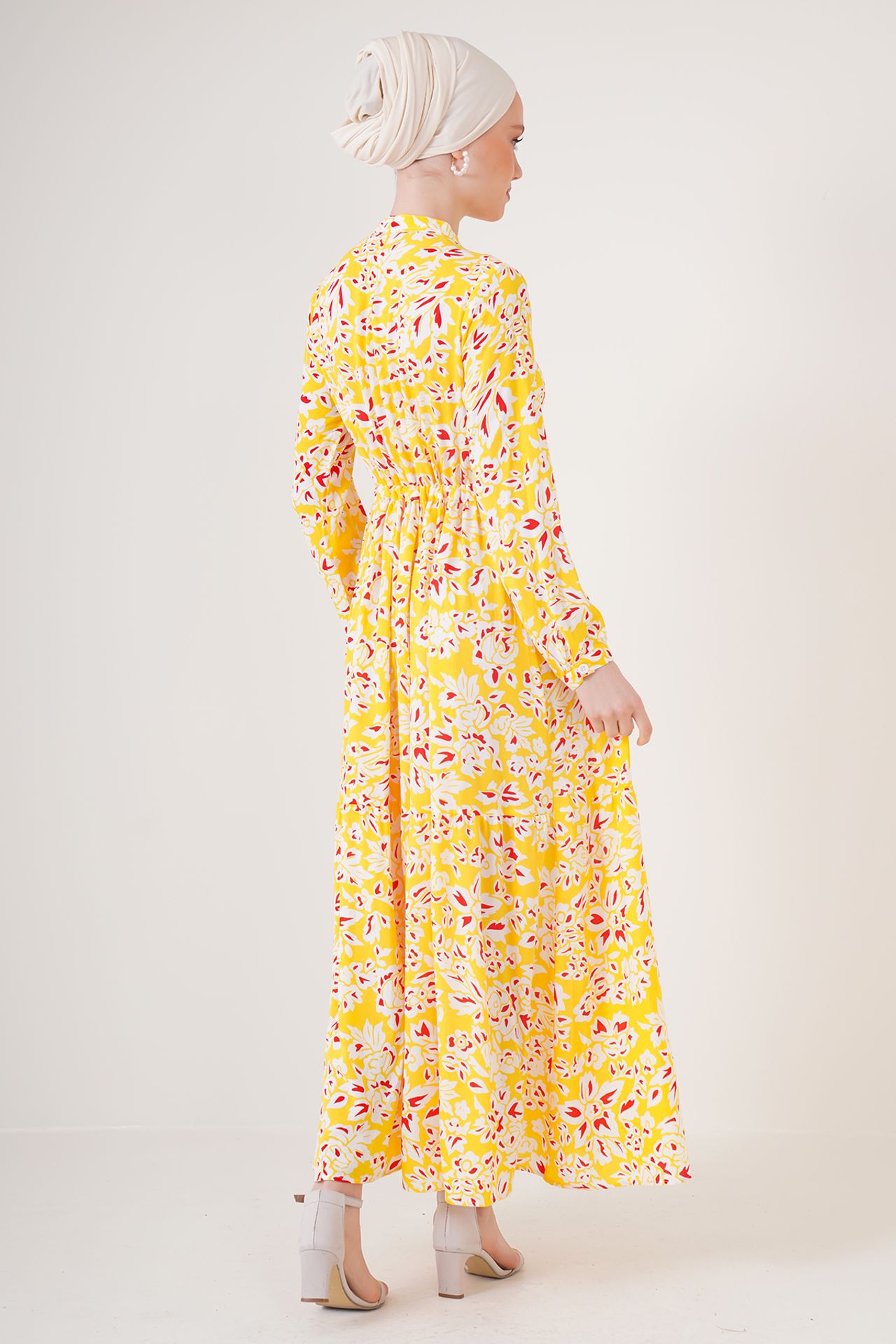 BDART Maxi Dress with Patterned and Button Closure 5