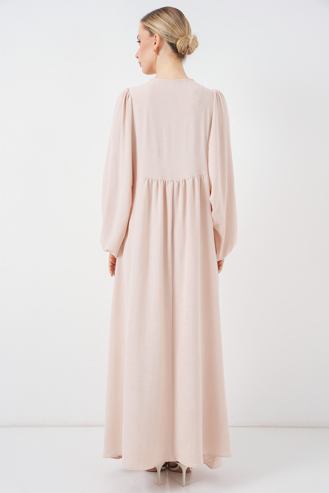 BDART Textured Patterned Maxi Dress with Bow 6