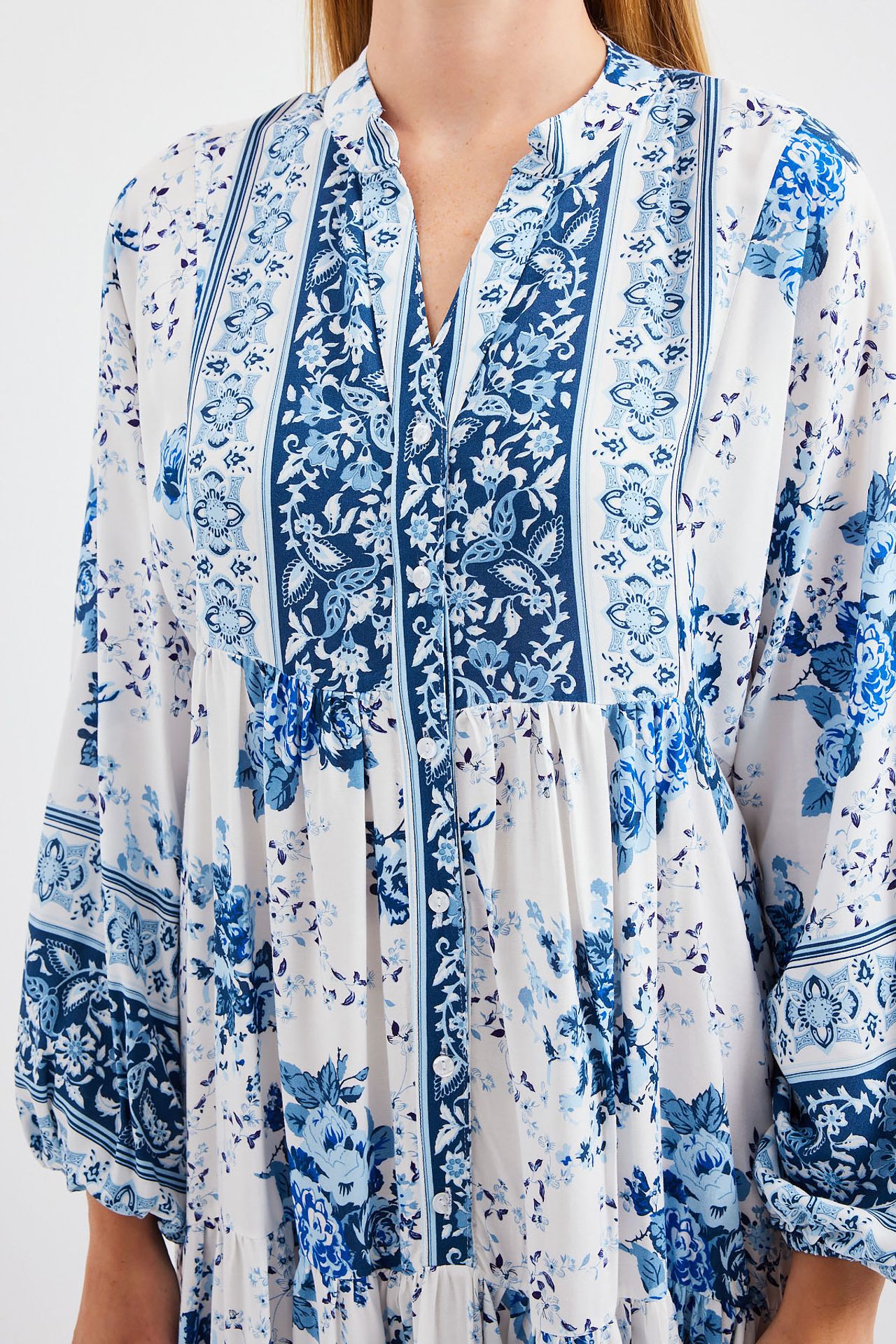 BDART Printed V-Neck Maxi Dress 6