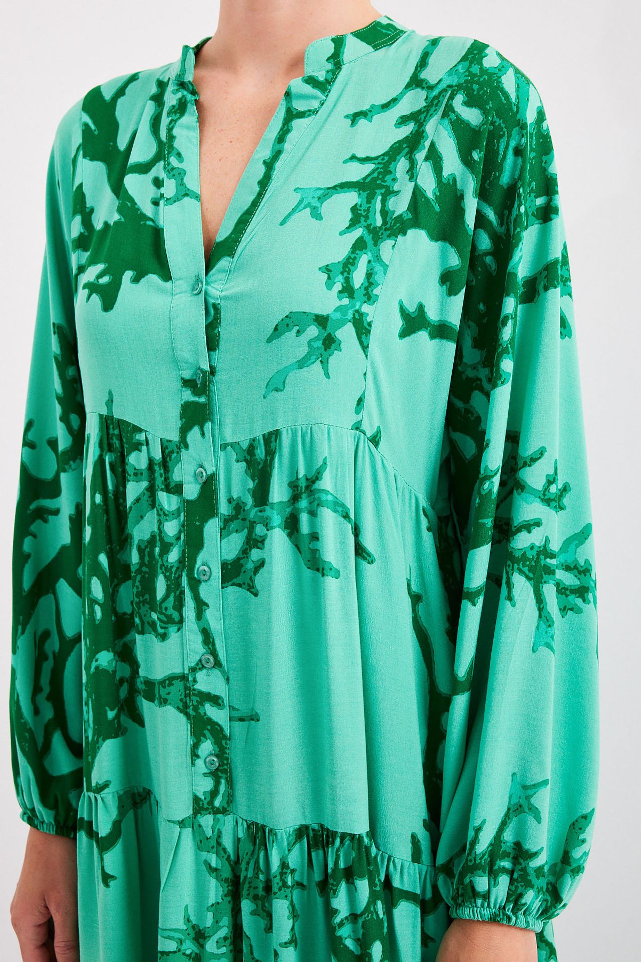 BDART Printed V-Neck Maxi Dress 6