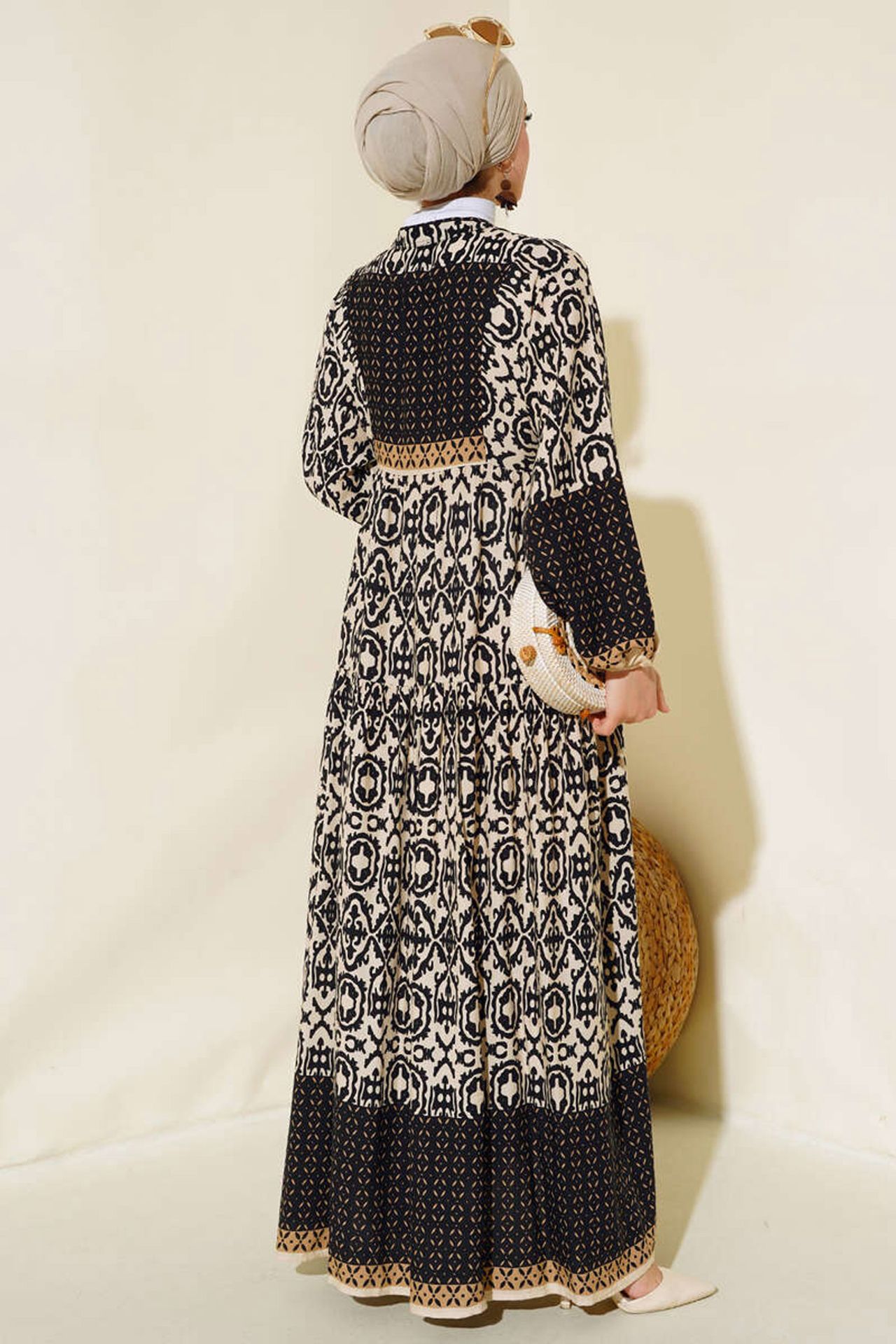 BDART Printed V-Neck Maxi Dress 4