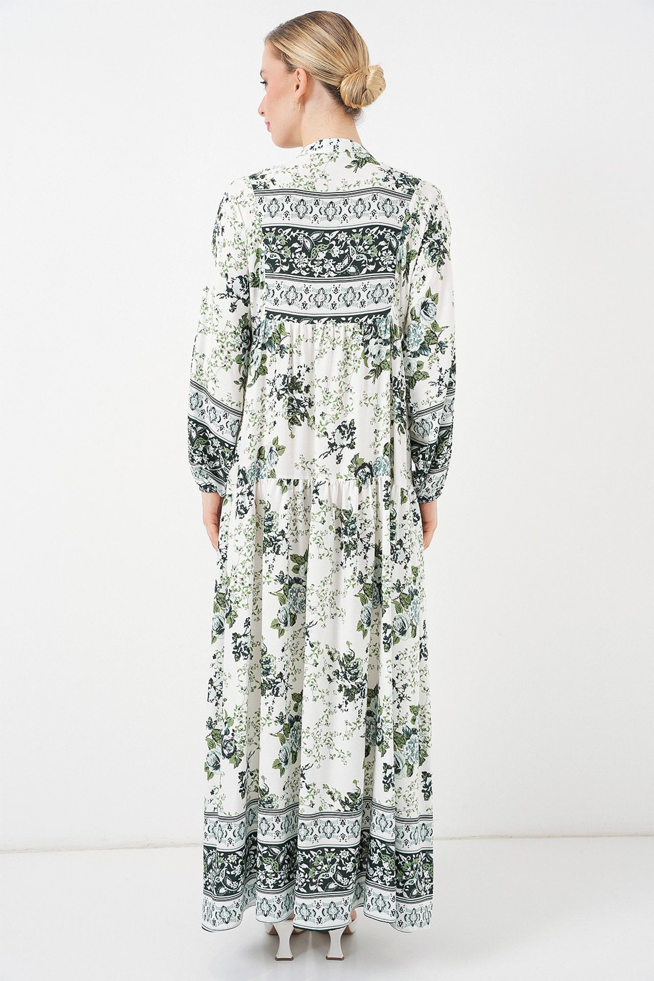 BDART Printed V-Neck Maxi Dress