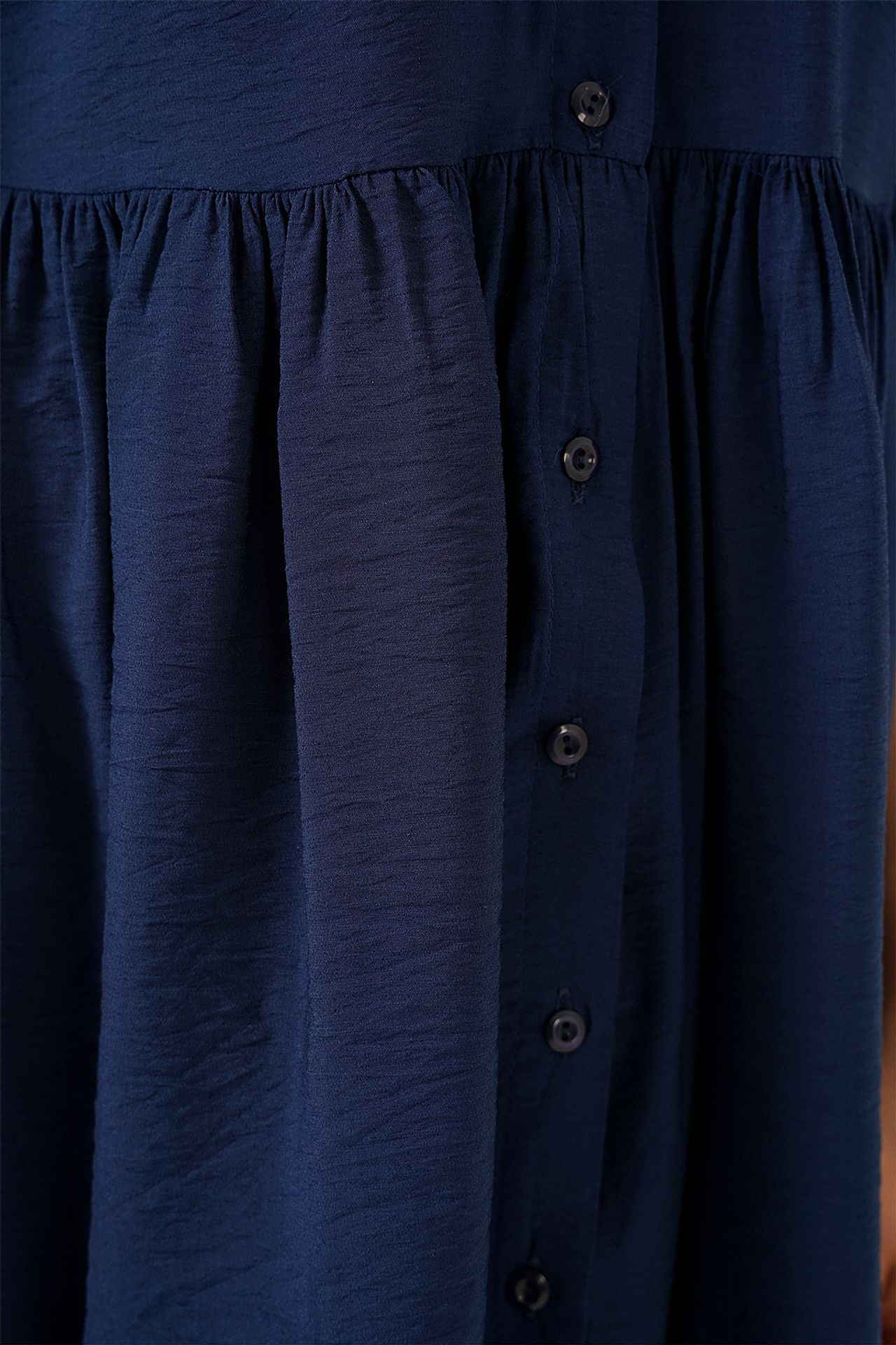 BDART Textured Midi Dress with Button Closure 5