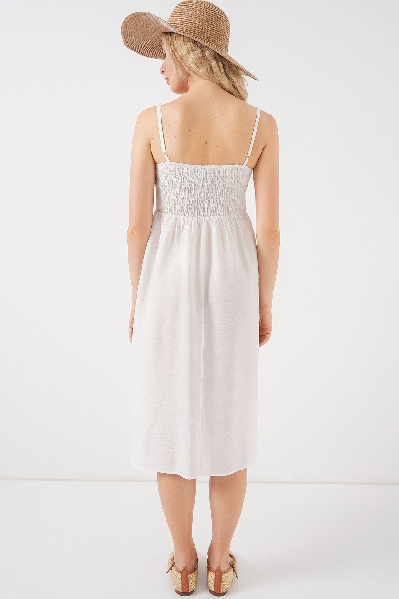 BDART Square Collar Textured Midi Dress 6