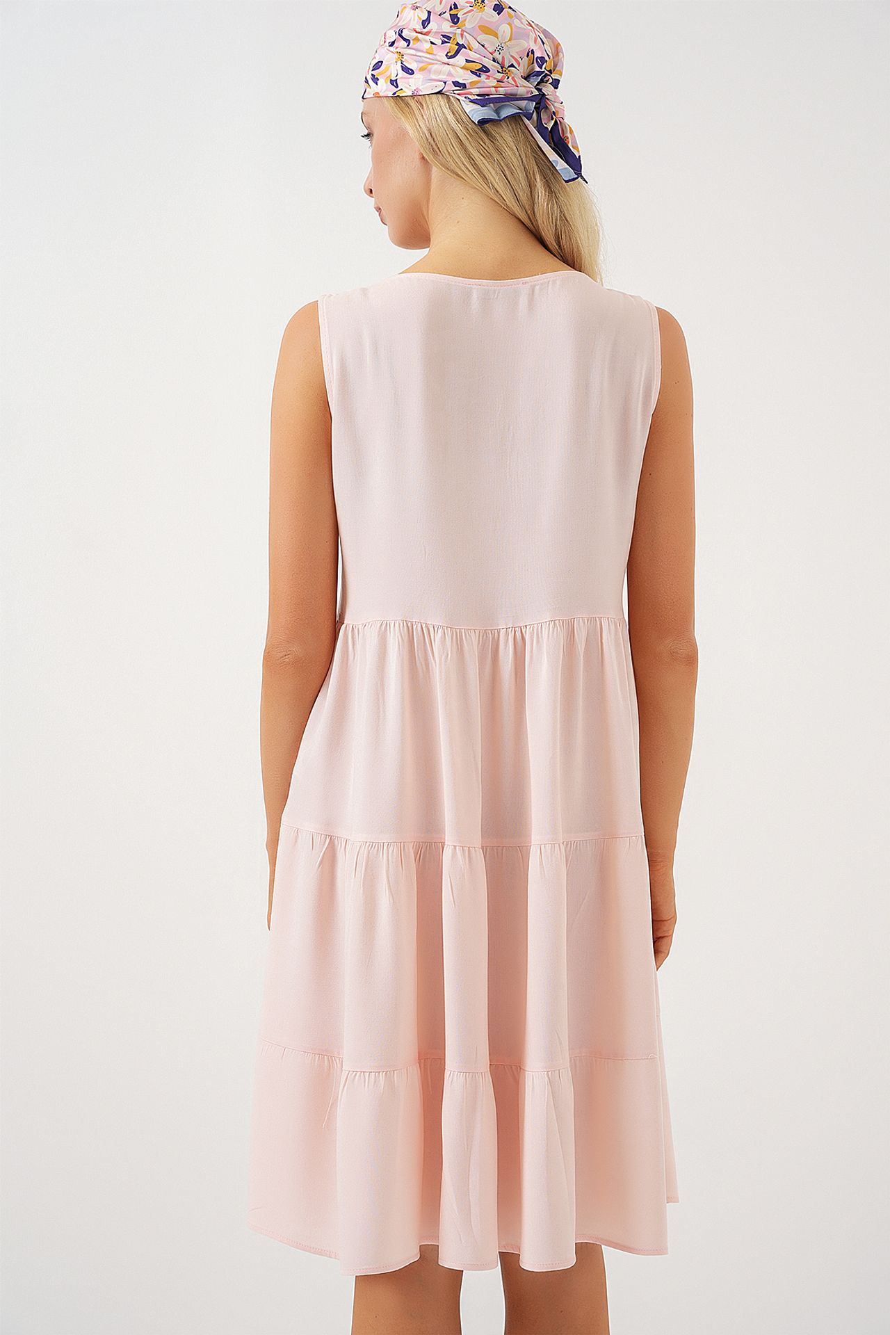 BDART V-Neck Sleeveless Mini Dress with Button Detail 6