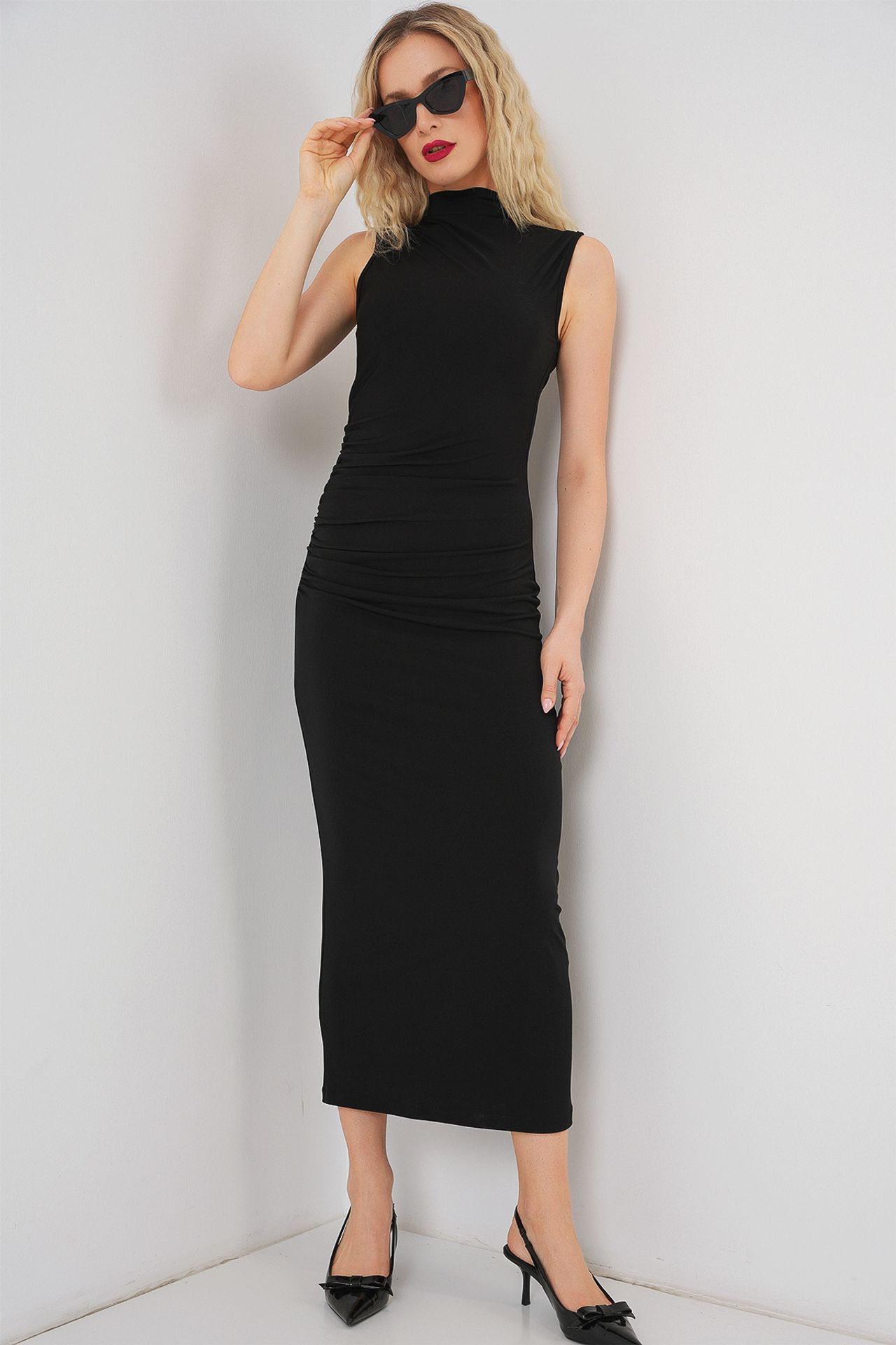 BDART Fitted Midi Turtleneck Dress 1