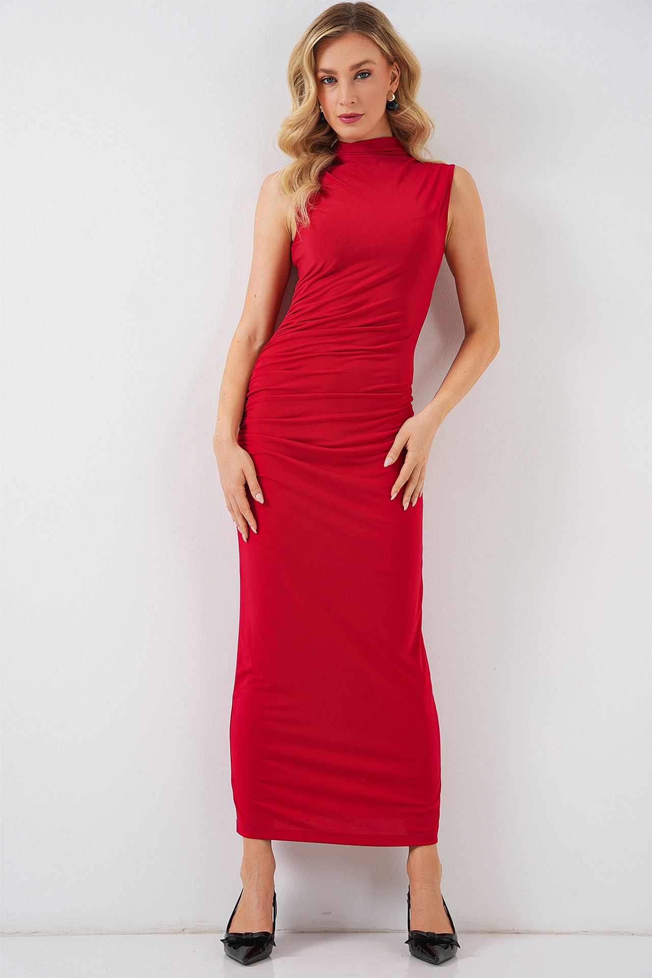 BDART Fitted Midi Turtleneck Dress 5