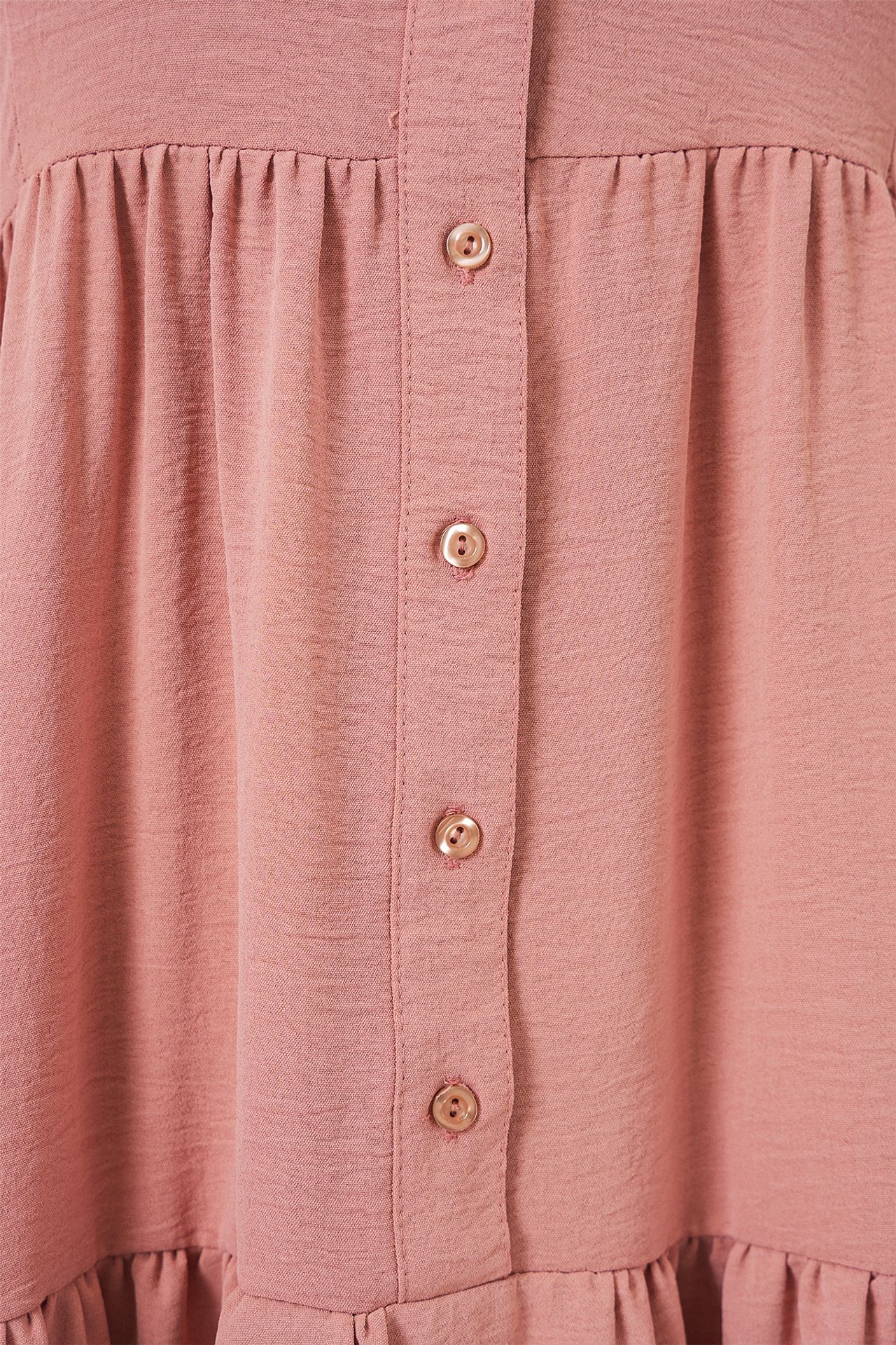 BDART V-Neck Button Closure Relaxed Fit Maxi Dress 5