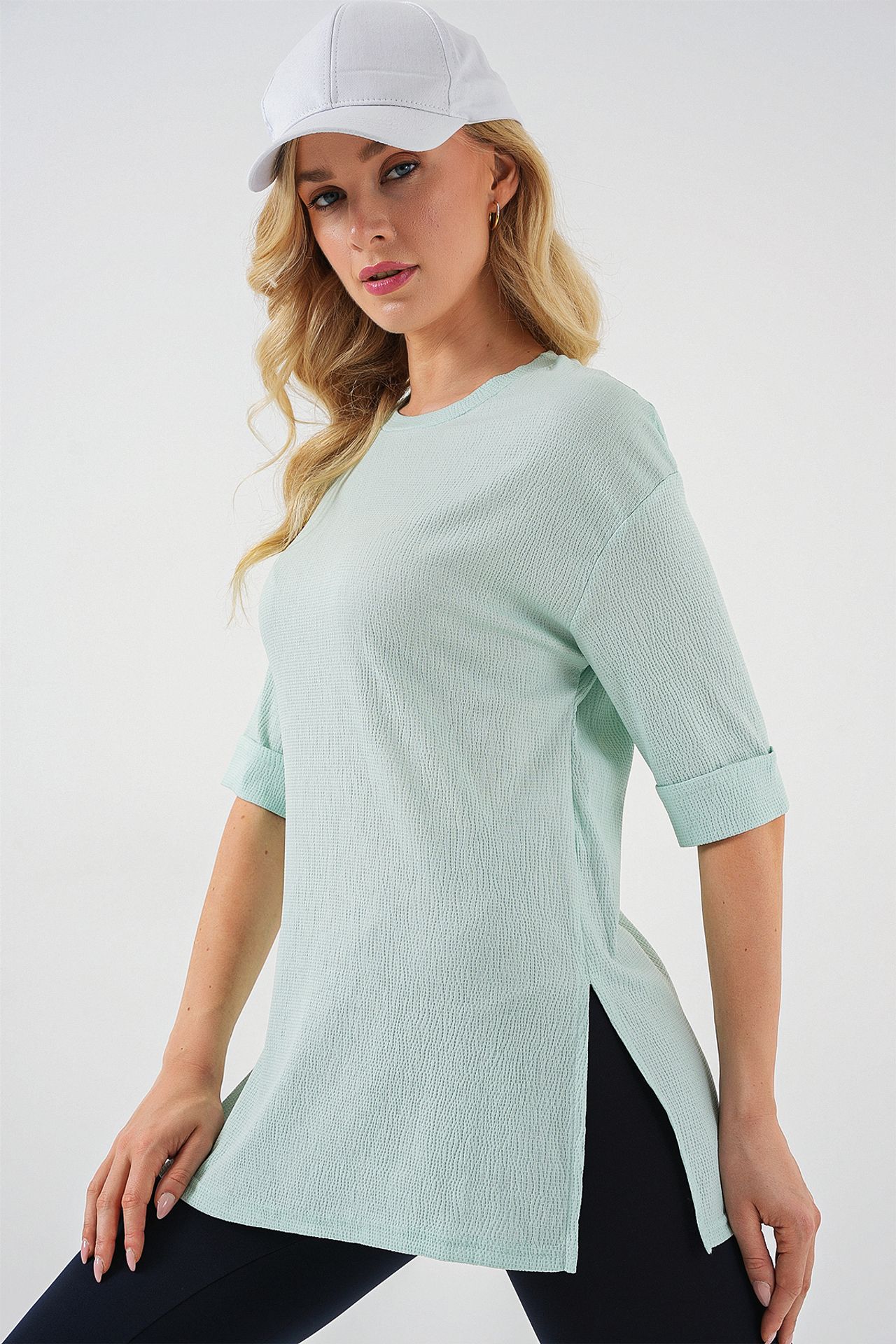BDART Textured Crew Neck Short Sleeve T-Shirt 3
