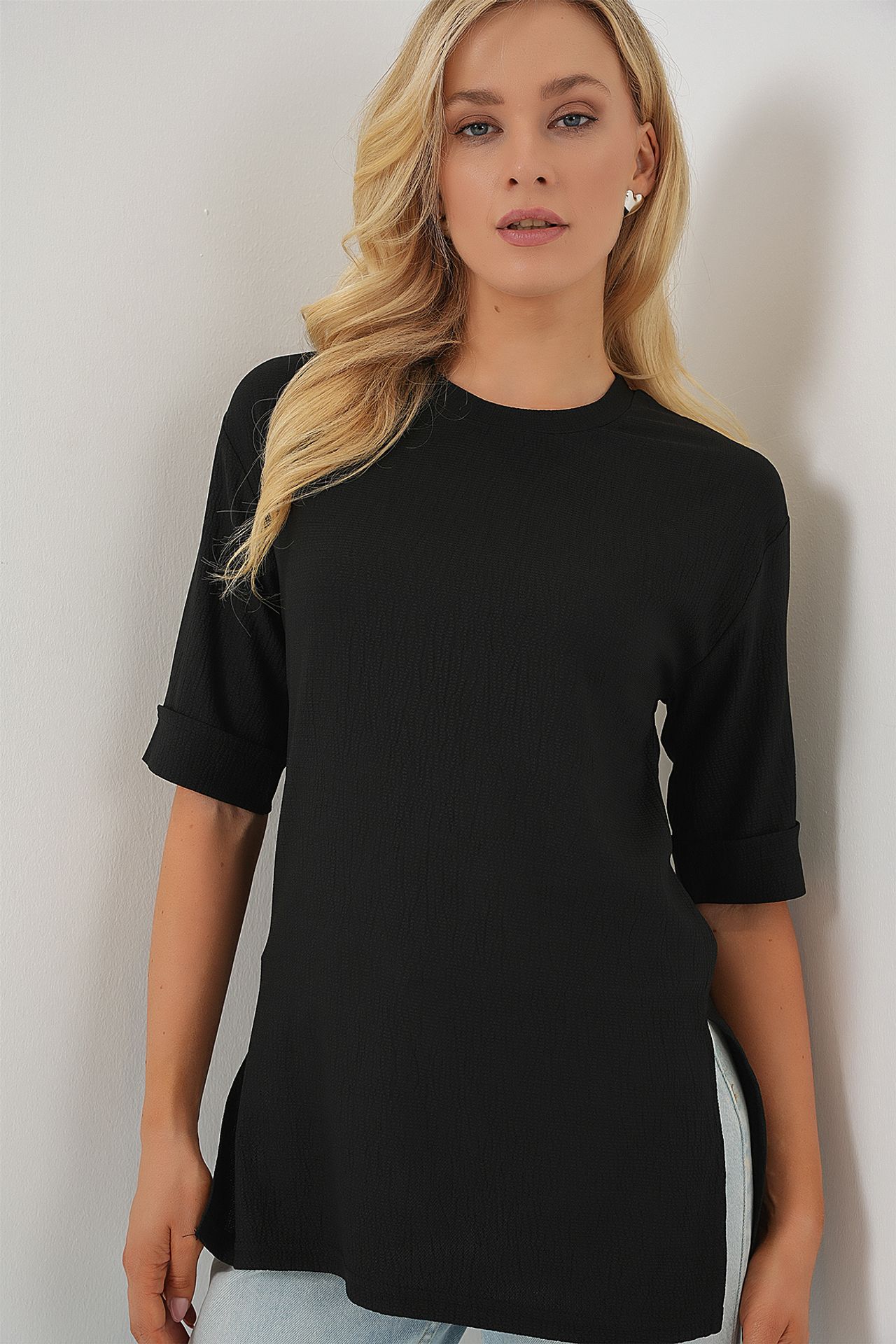 BDART Textured Crew Neck Short Sleeve T-Shirt 4