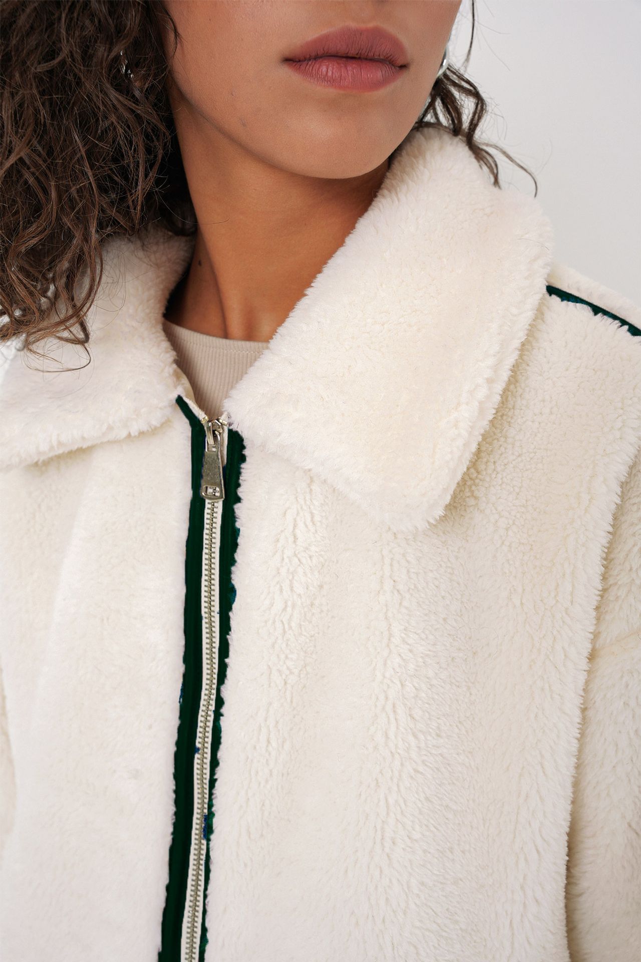 BDART Plush Shawl Collar Faux-Fur Coat 6