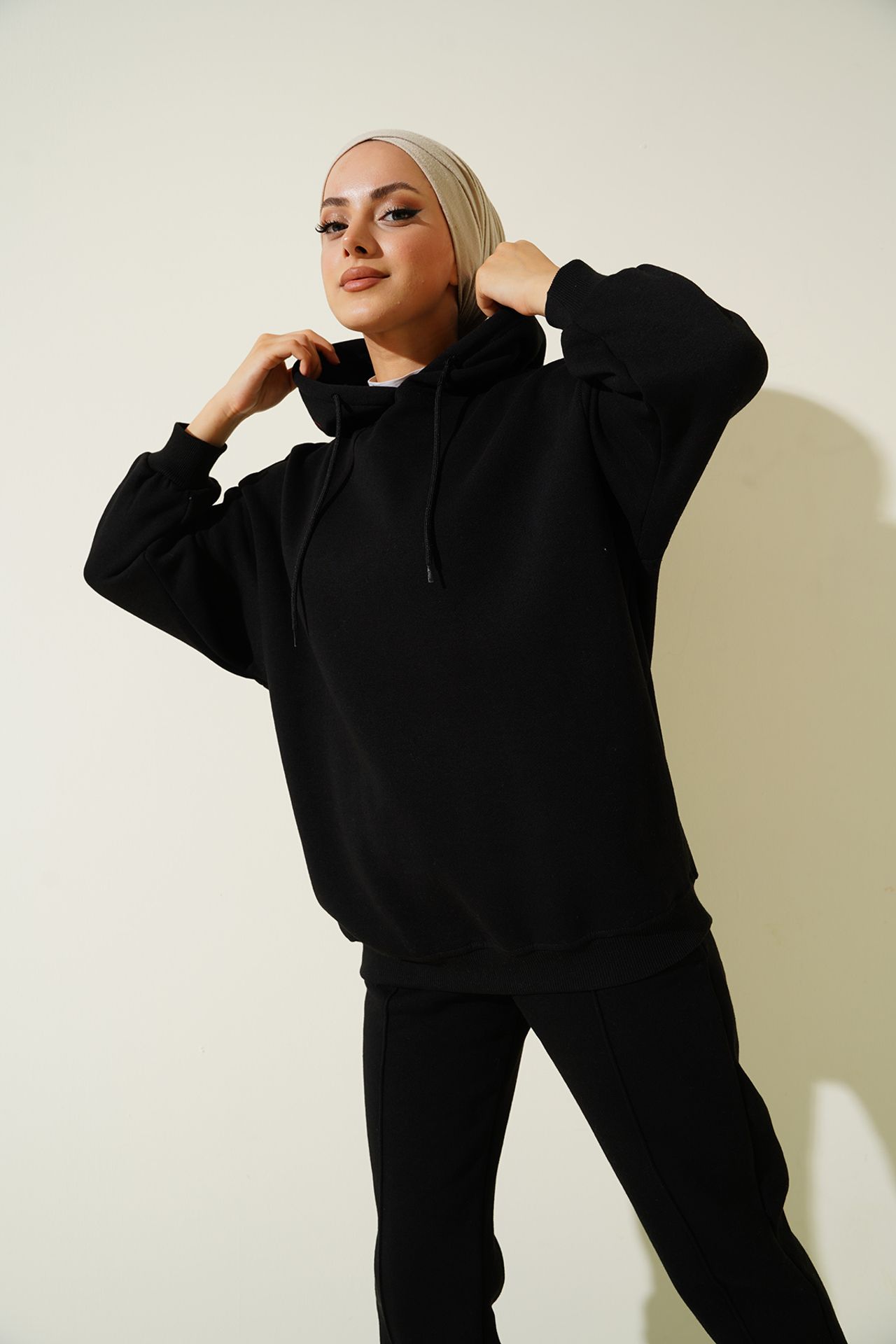 BDART Oversized Hooded Sweatshirt and Pants Active Set 7