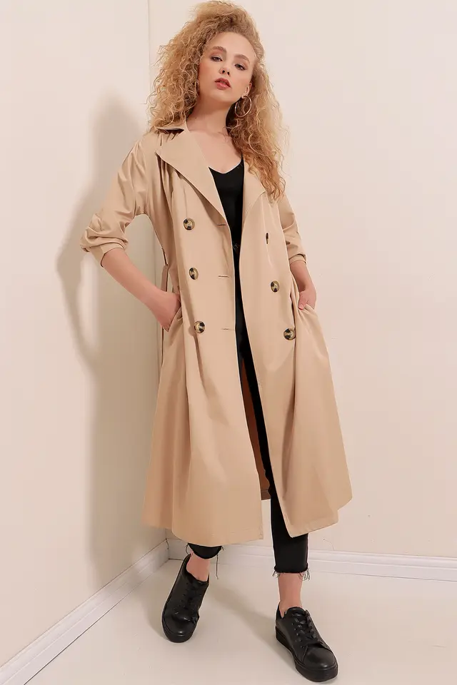 BDART Belted Long Trench Coat