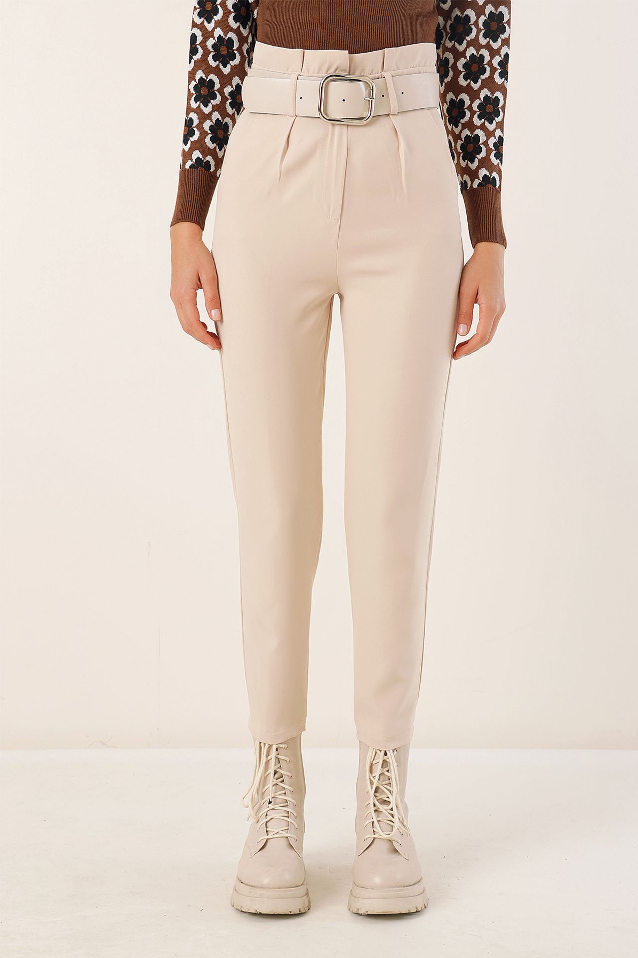 BDART Ankle Length Straight Pants with Bow 2