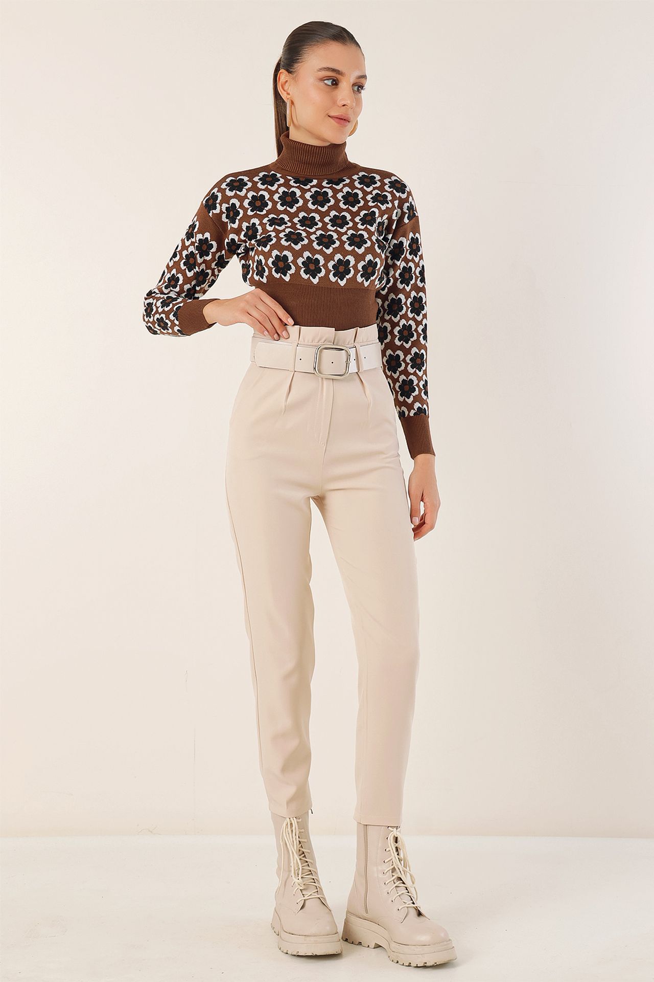 BDART Ankle Length Straight Pants with Bow 4