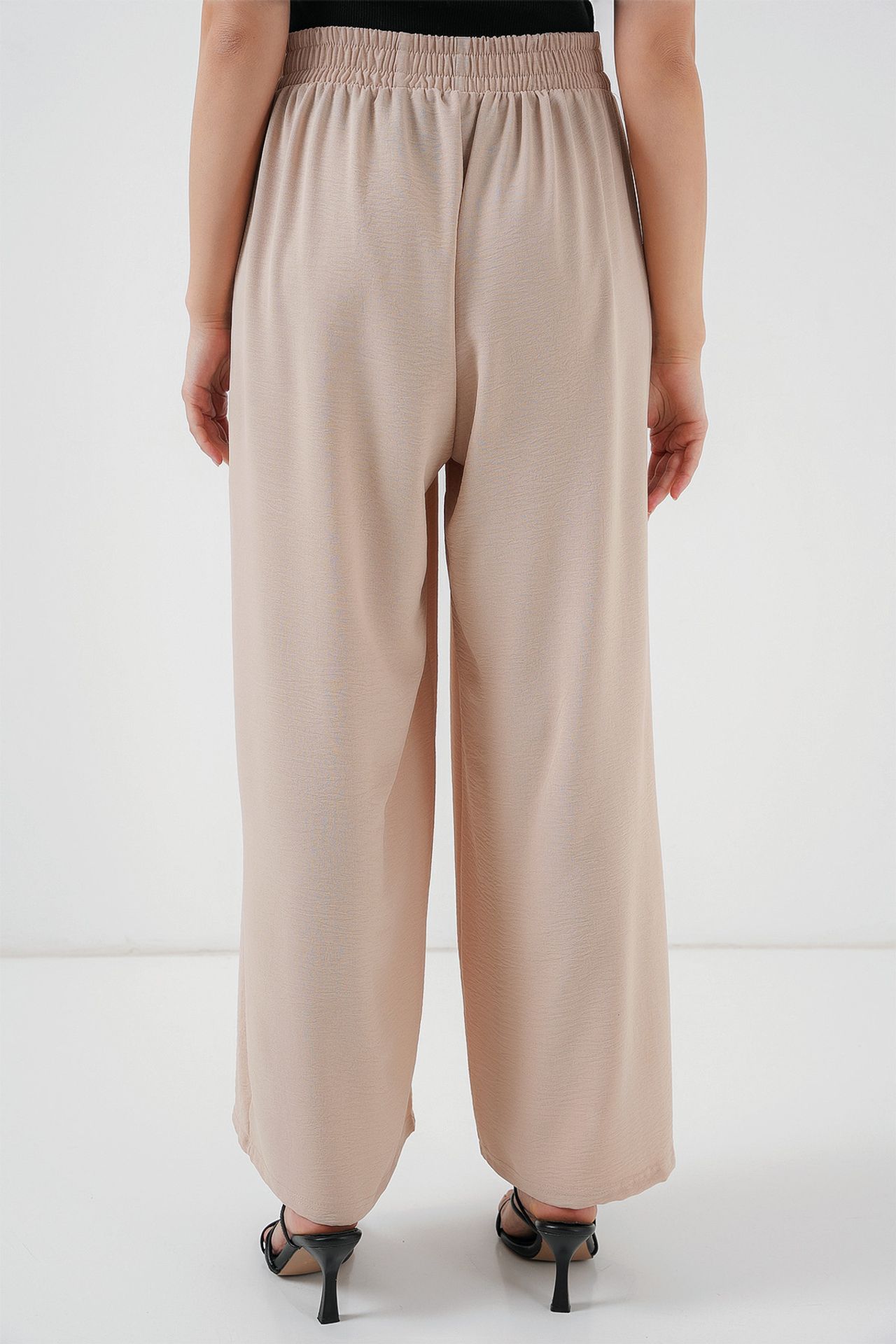 BDART Pleated Wide Leg Crepe Pants 6