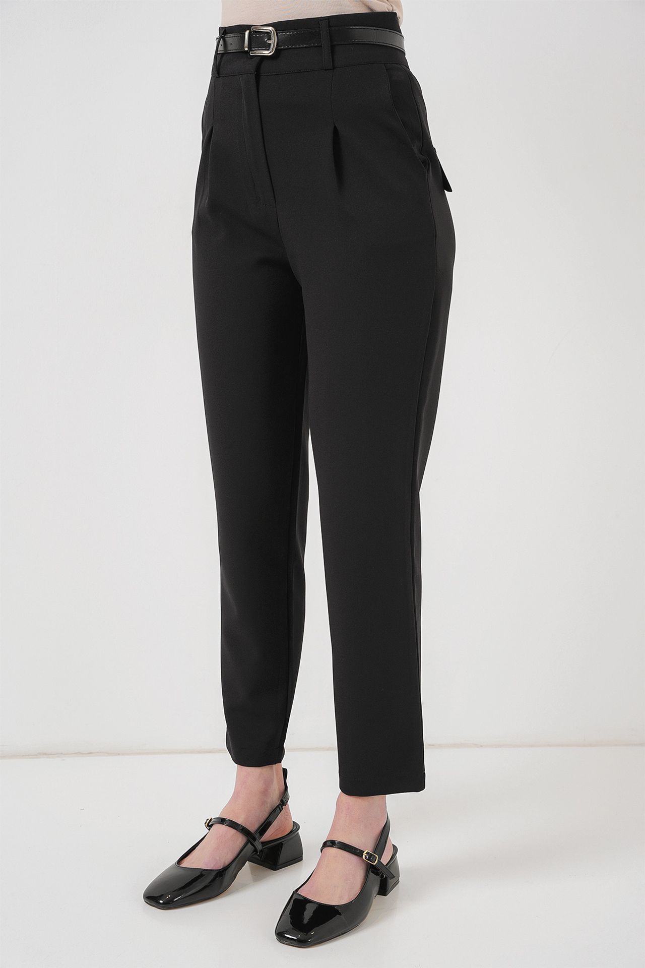 BDART Regular Fit Straight Leg Pants with Zipper Closure 2