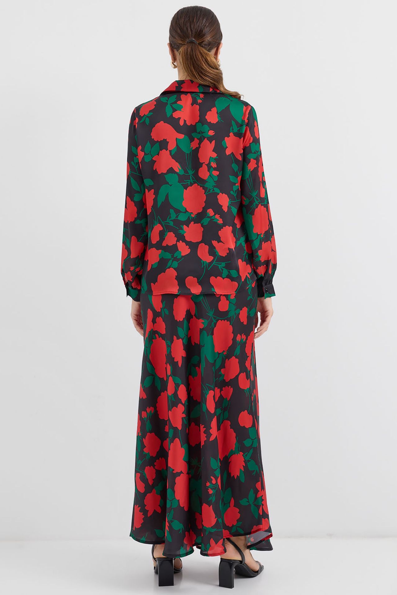 BDART Long Sleeve Floral Two-Piece Coord Set
