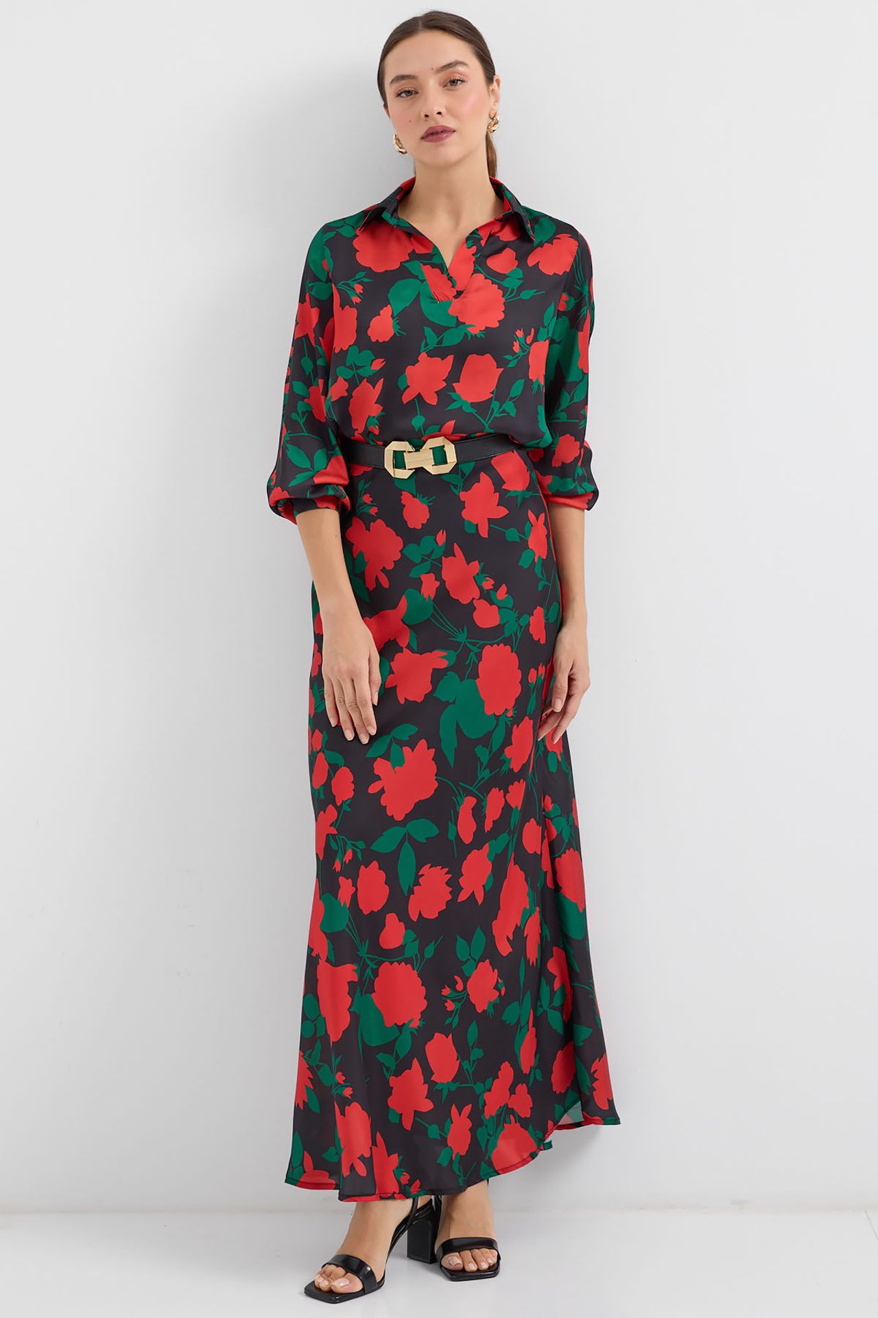 BDART Long Sleeve Floral Two-Piece Coord Set