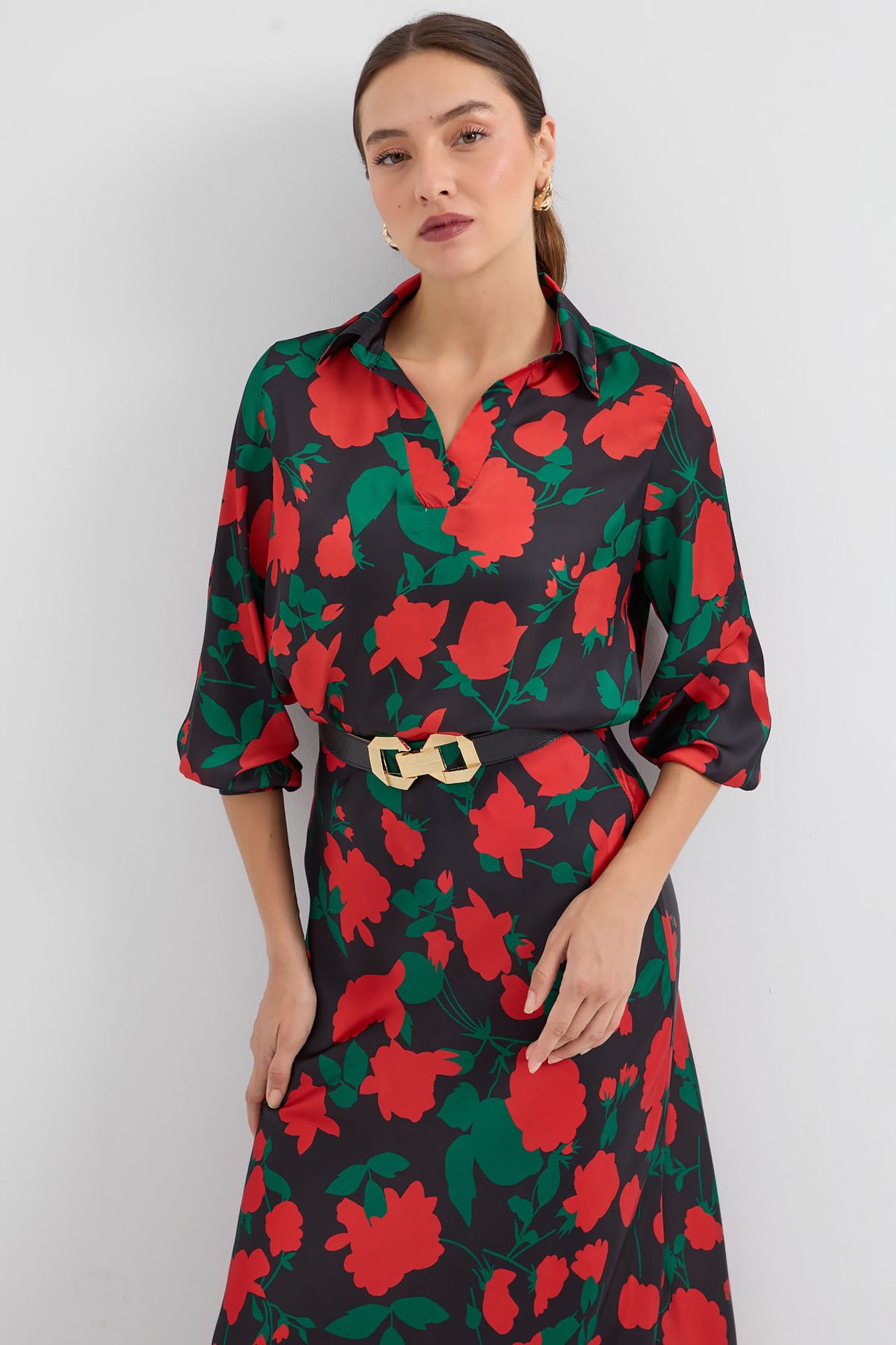 BDART Long Sleeve Floral Two-Piece Coord Set