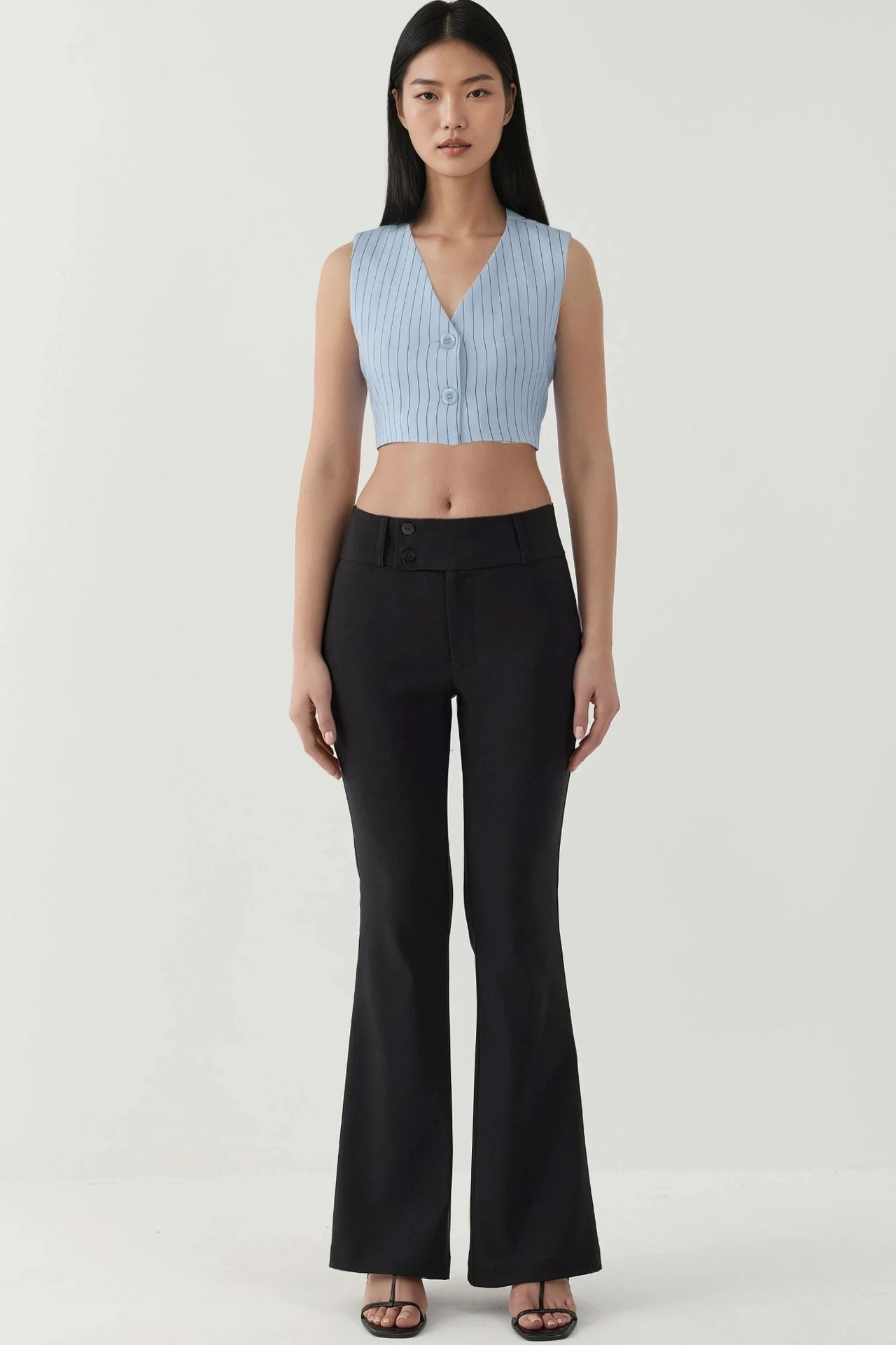 Low Waist Flare Pants 6