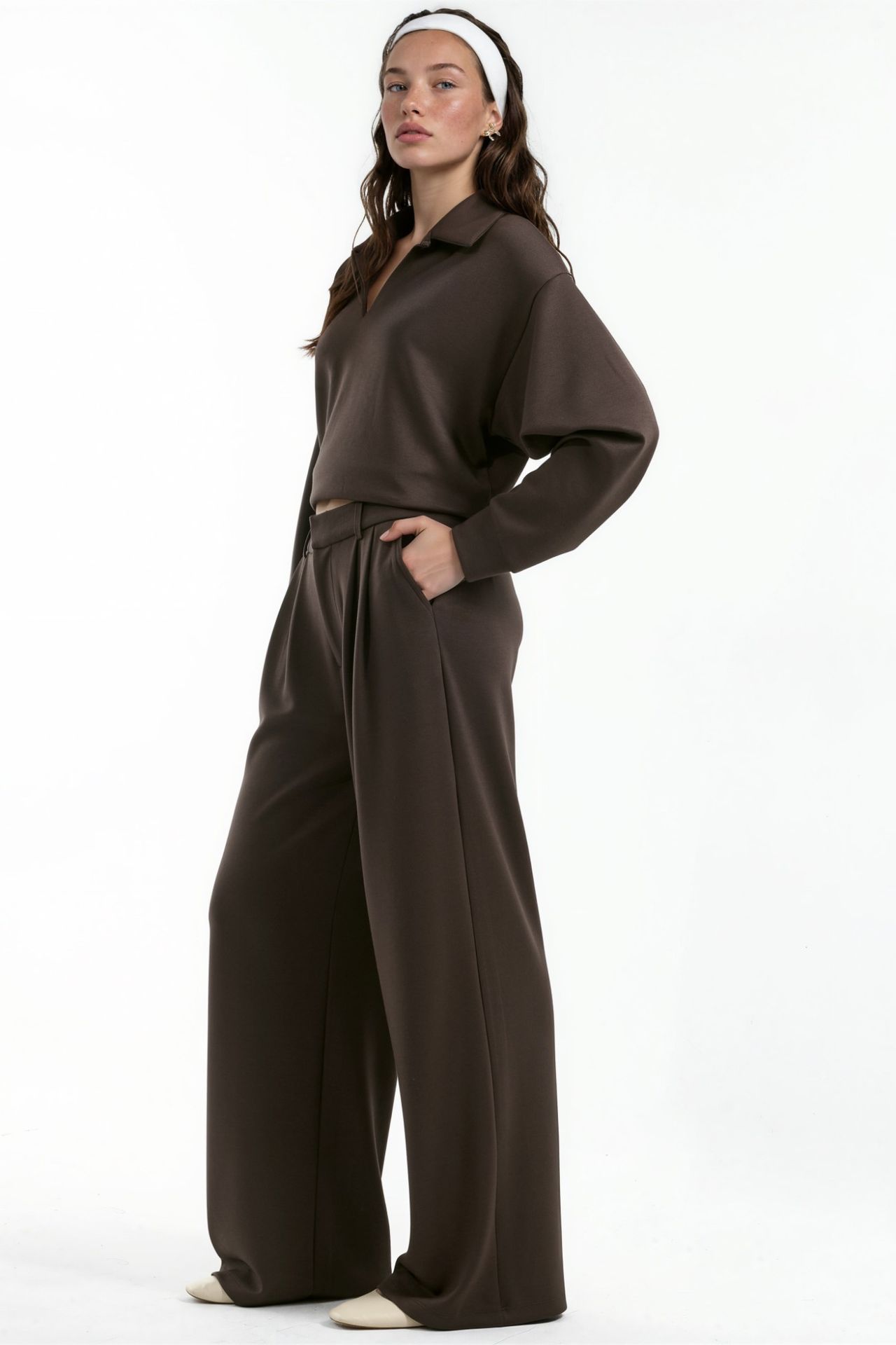 Soft Textured Trousers 3